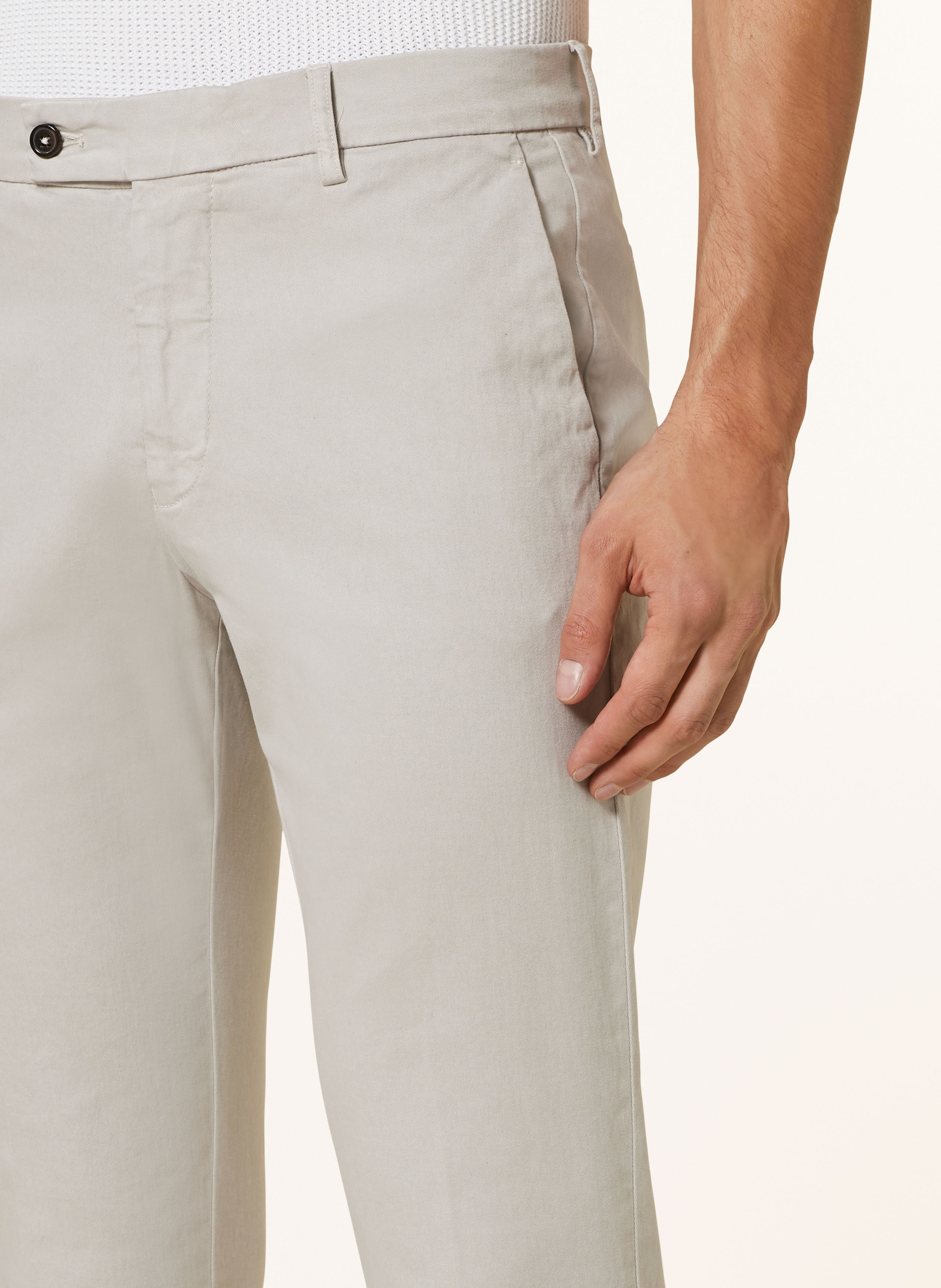 Thumbnail - Berwich Chino Extra Slim Fit weiss
