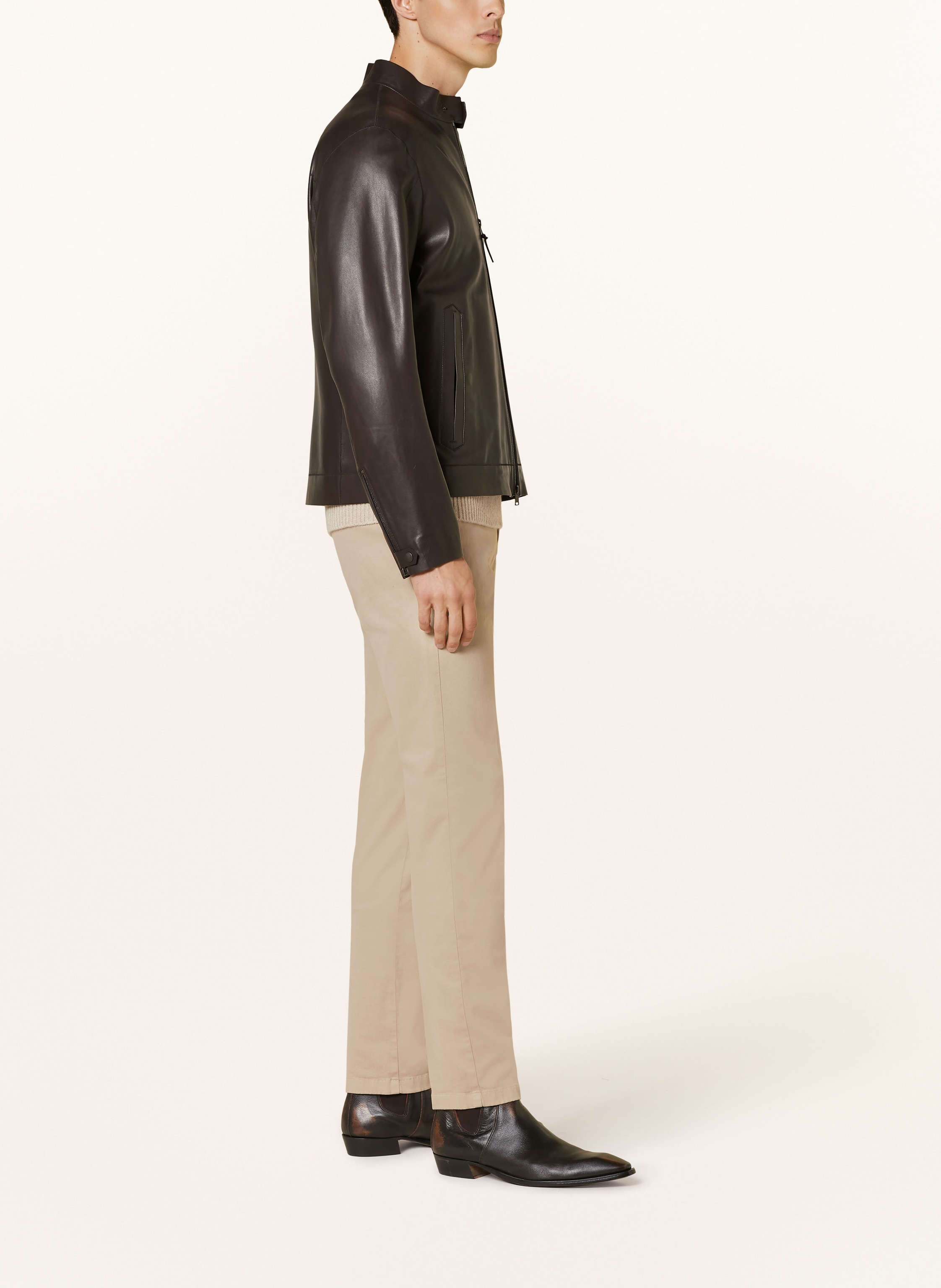 Thumbnail - Berwich Chino Extra Slim Fit beige