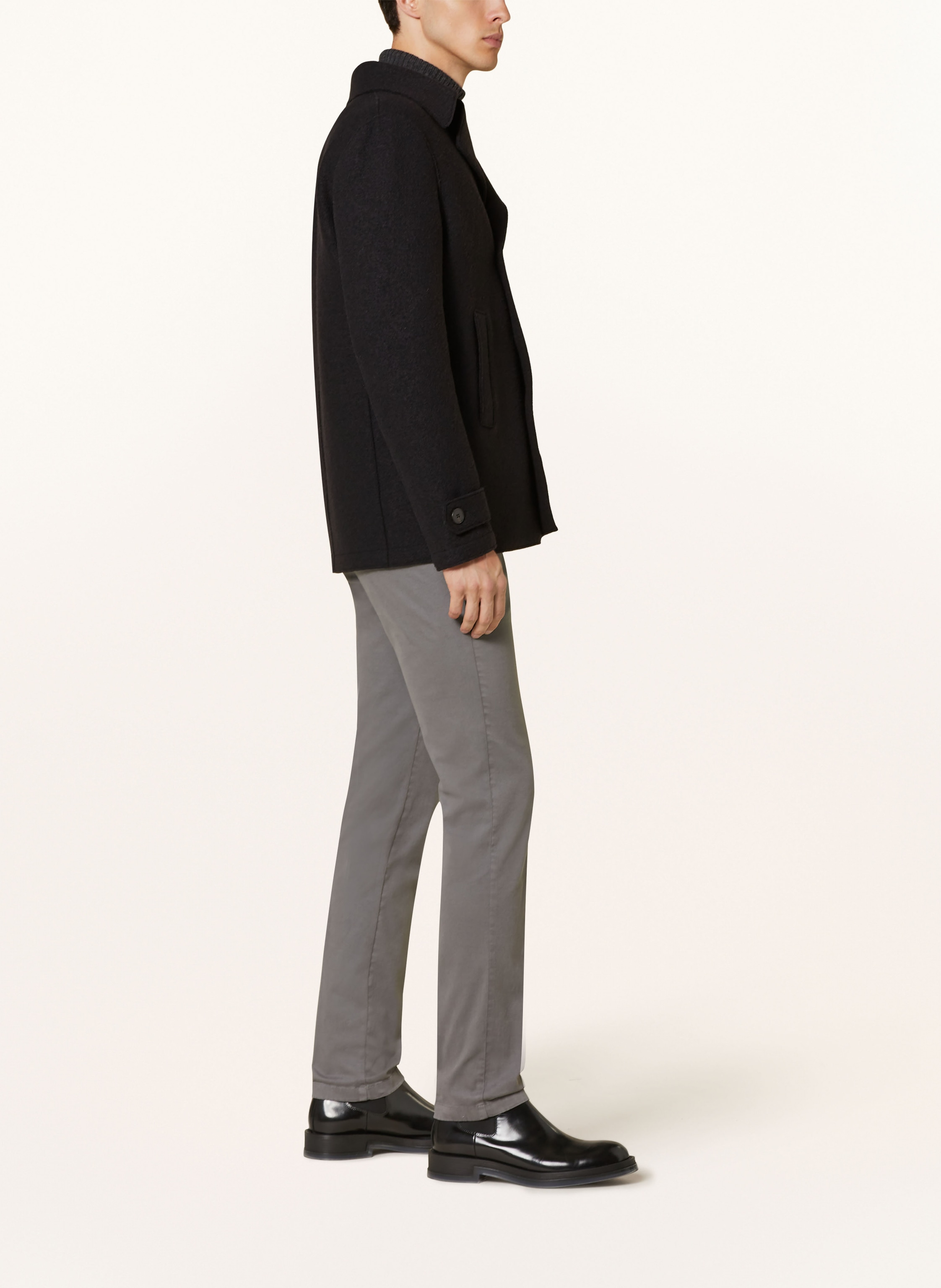 Thumbnail - Berwich Chino Extra Slim Fit grau