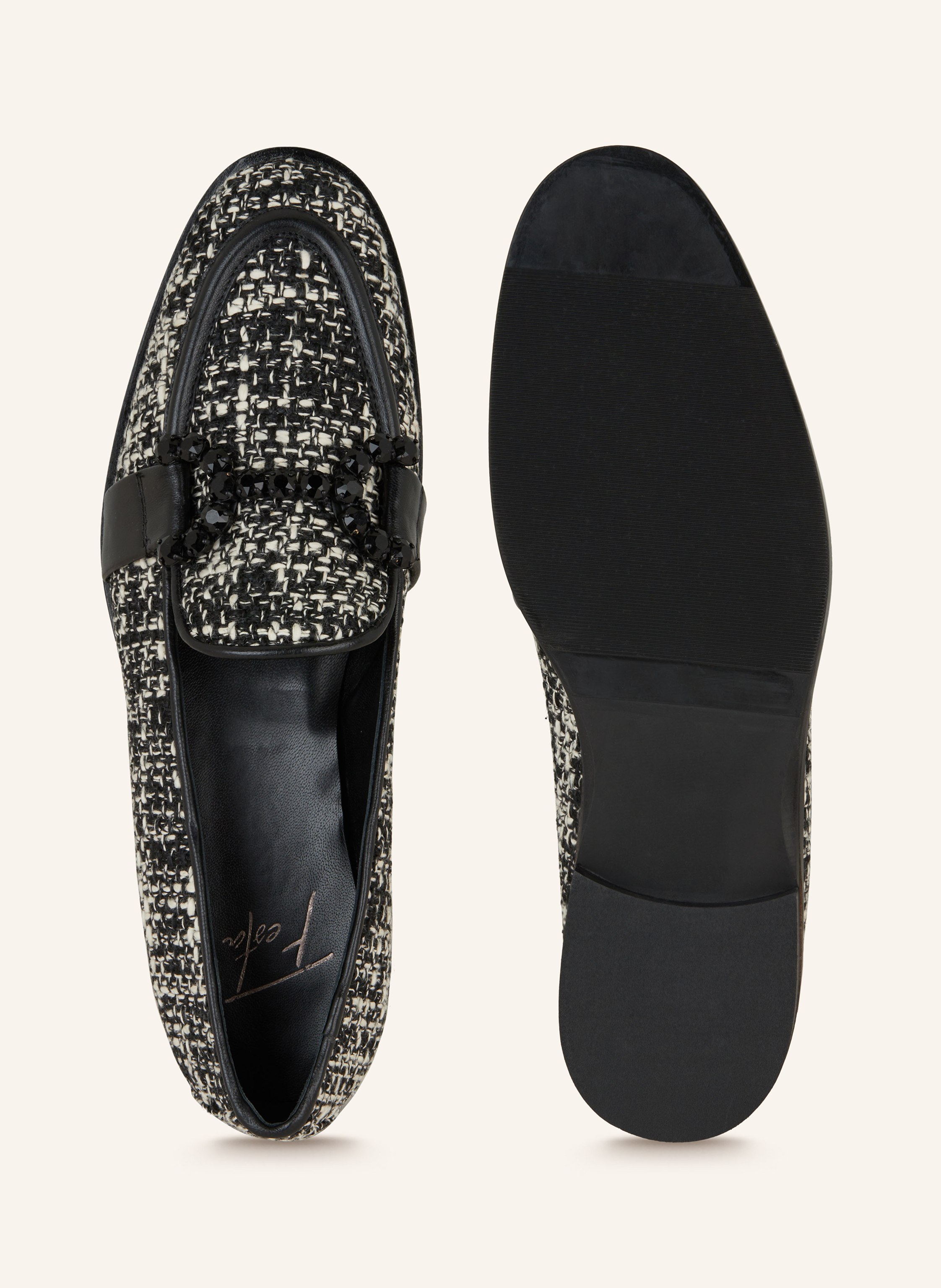 Thumbnail - Festa Loafer Joys Mit Schmucksteinen schwarz