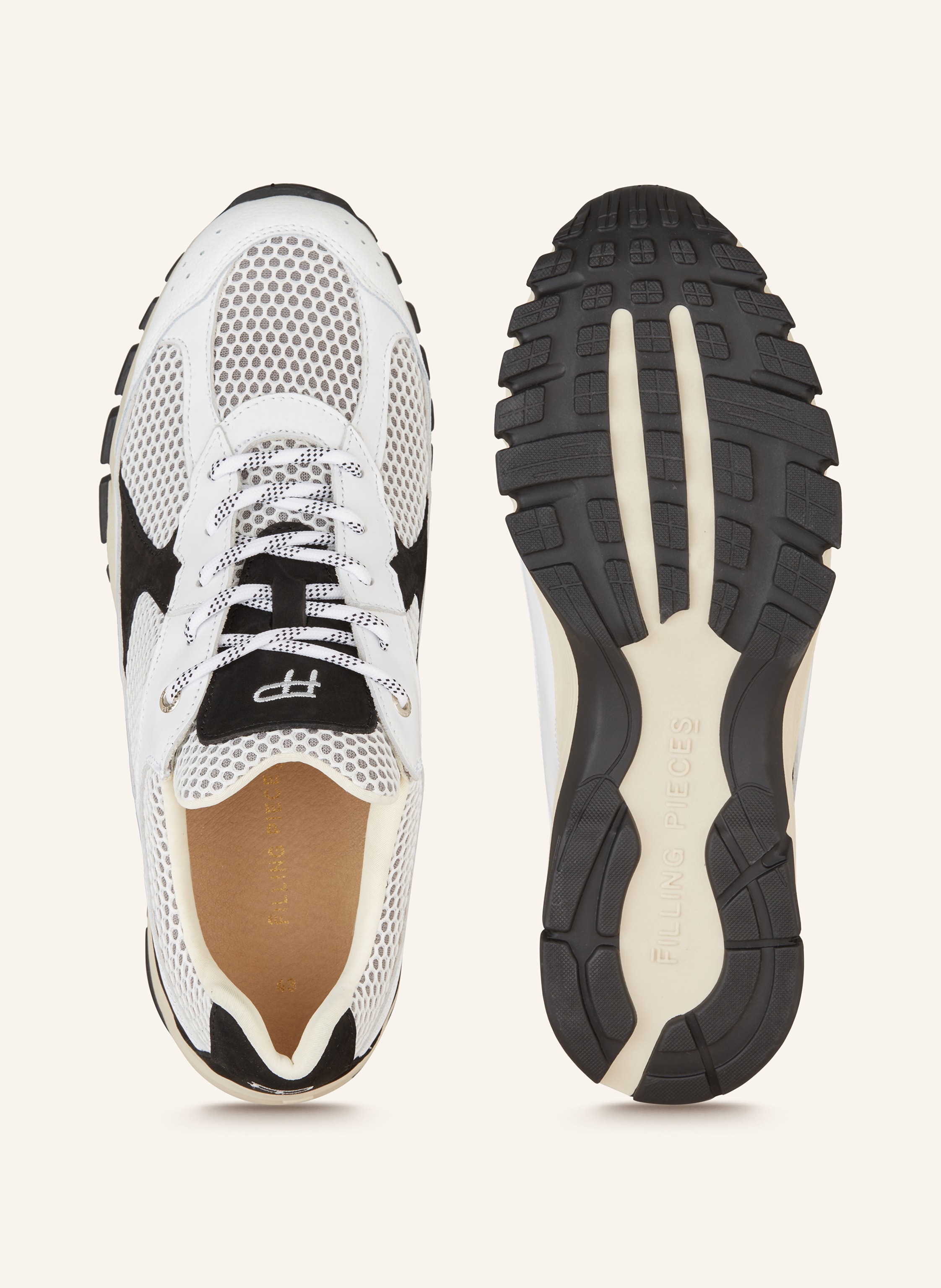 Thumbnail - Filling Pieces Sneaker Oryon weiss