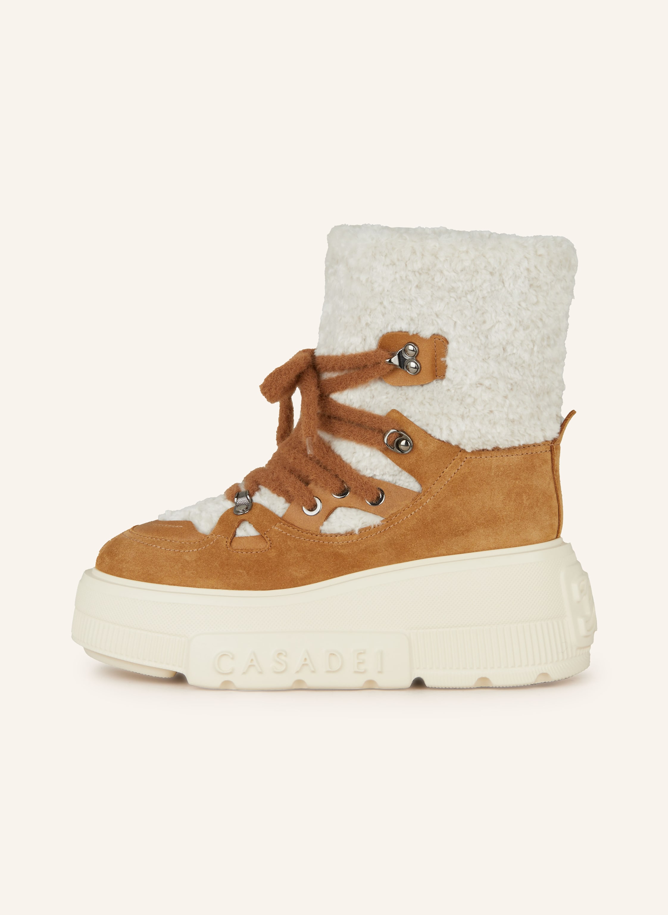 Thumbnail - Casadei Plateau-Boots Nexus braun