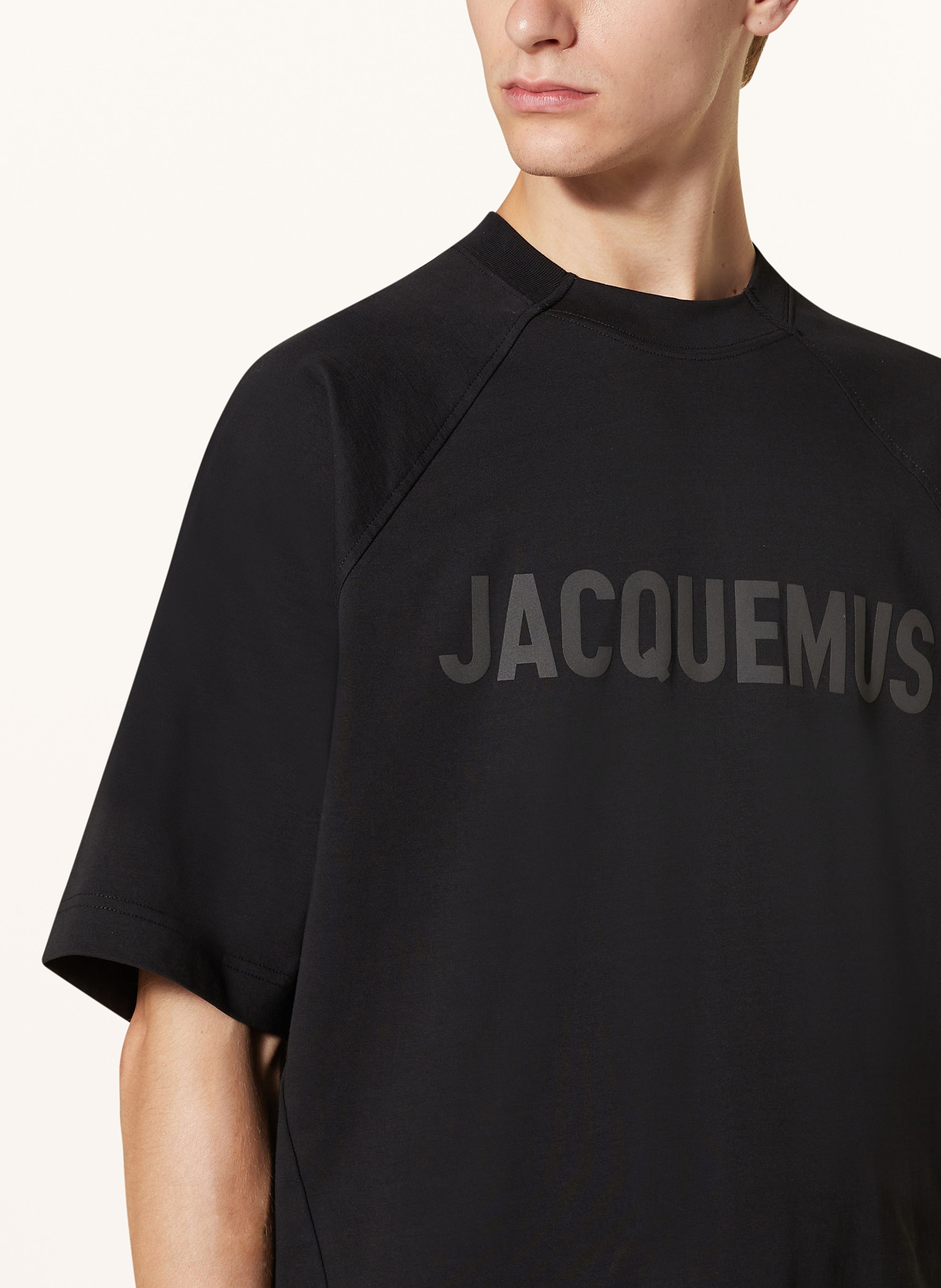 Thumbnail - Jacquemus T-Shirt Le Tshirt Typo schwarz