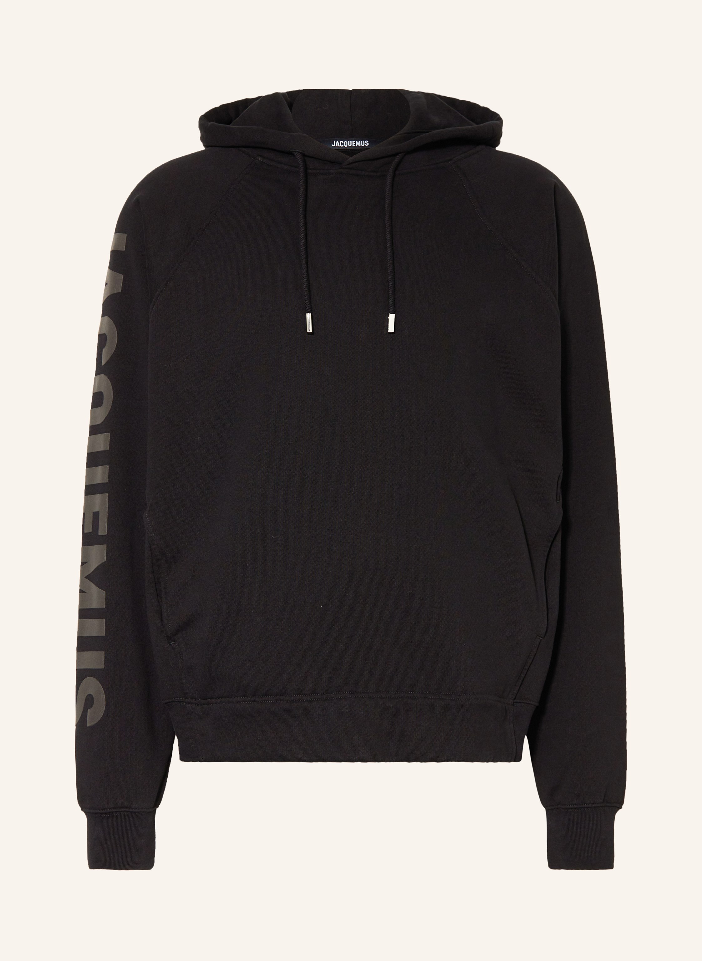 JACQUEMUS Hoodie LE HOODIE TYPO in black