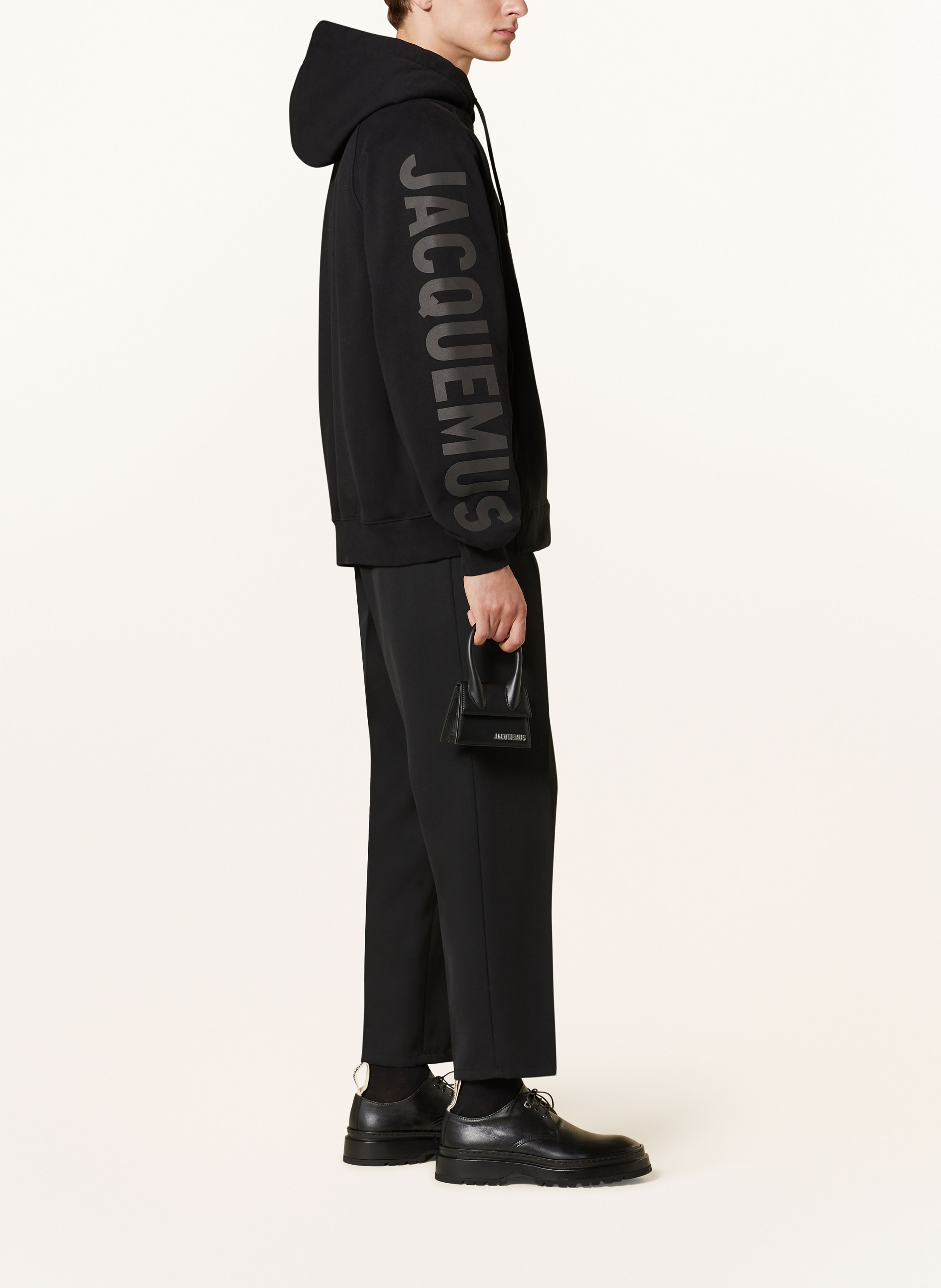 Thumbnail - Jacquemus Hoodie Le Hoodie Typo schwarz