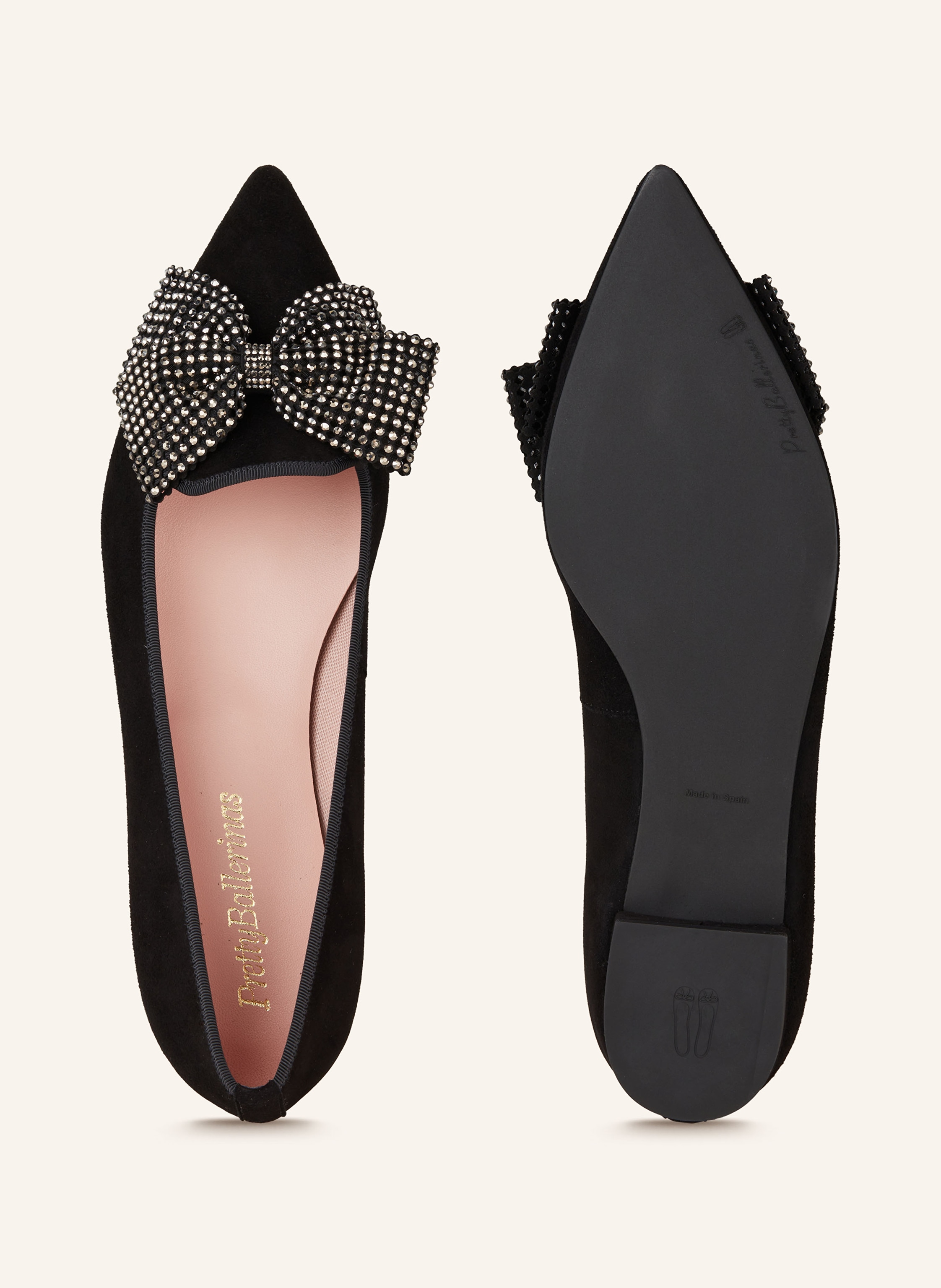 Thumbnail - Pretty Ballerinas Ballerinas Angelis Mit Schmucksteinen schwarz