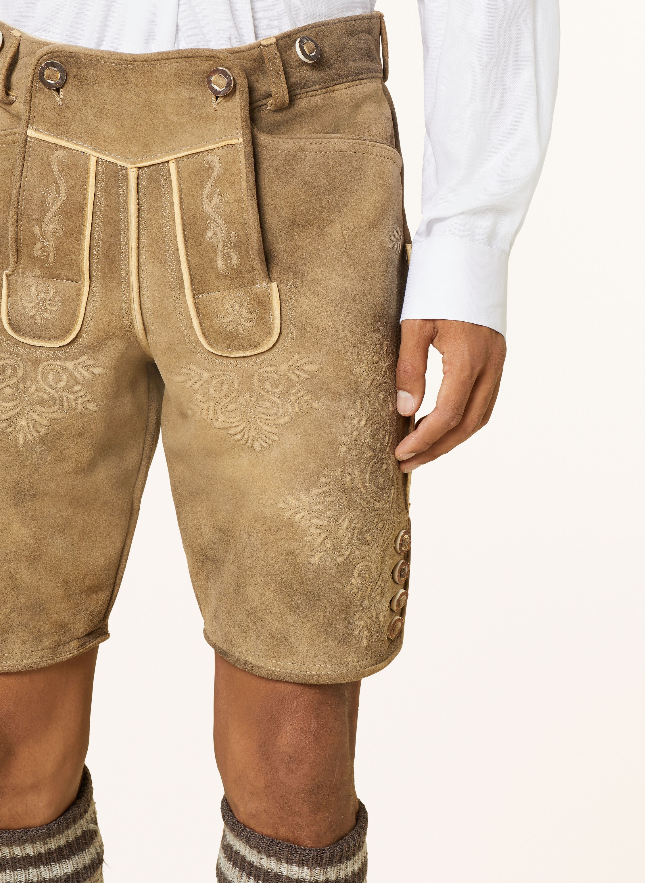 Thumbnail - Ostarrichi Trachten-Lederhose Kaiser braun
