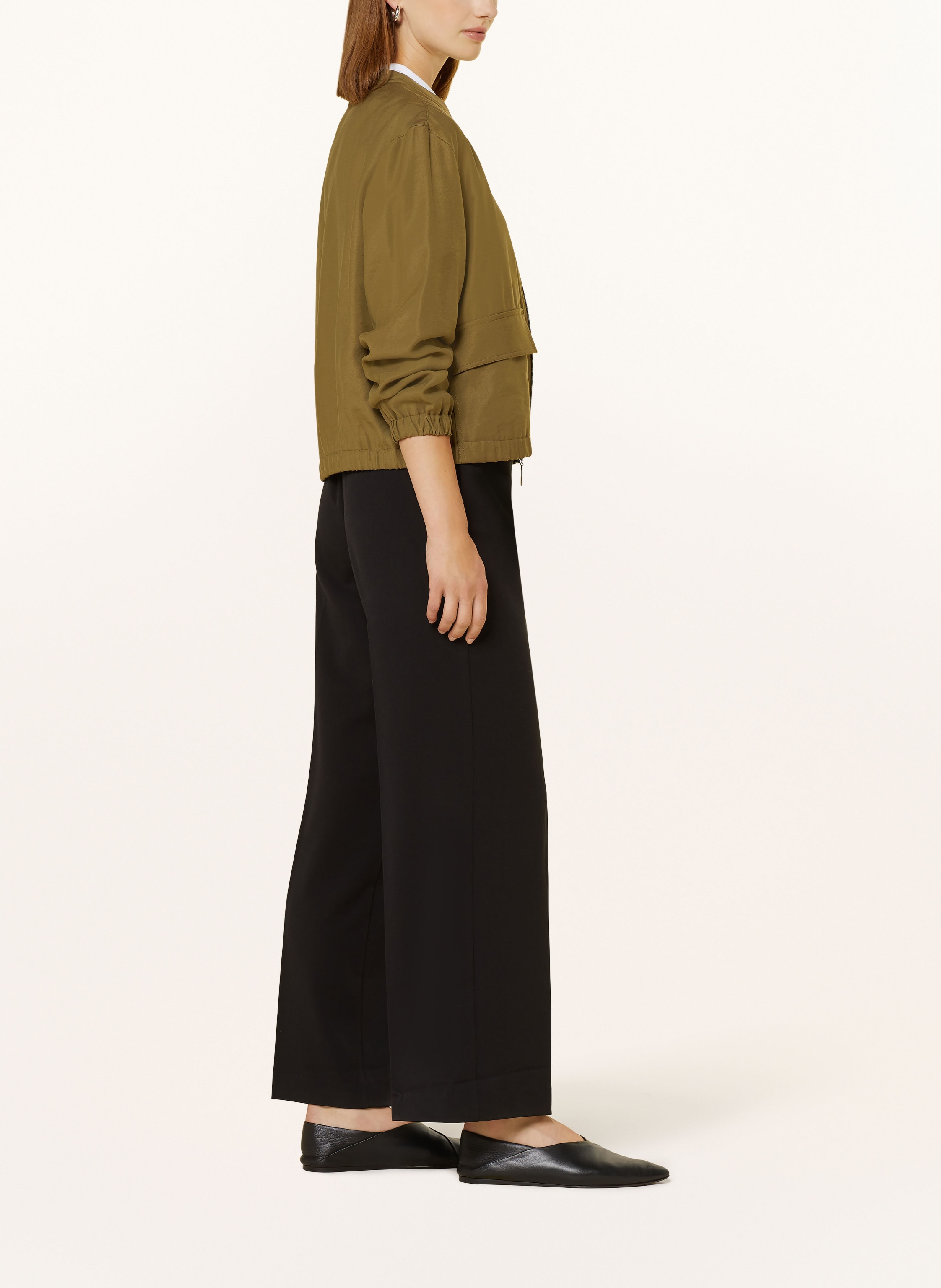 Thumbnail - Selected Femme Marlenehose schwarz