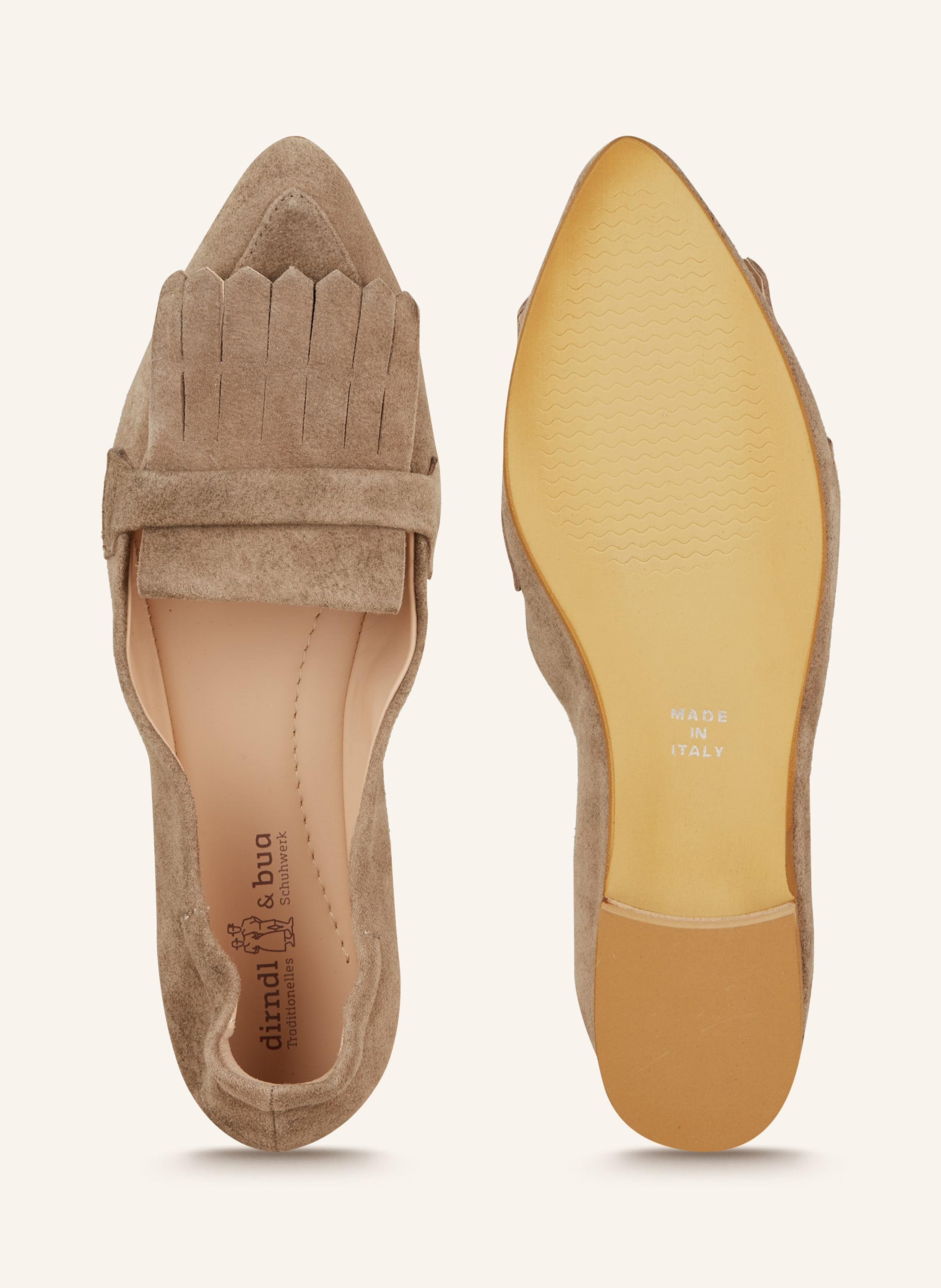 Thumbnail - Dirndl & Bua Loafer Antibock beige