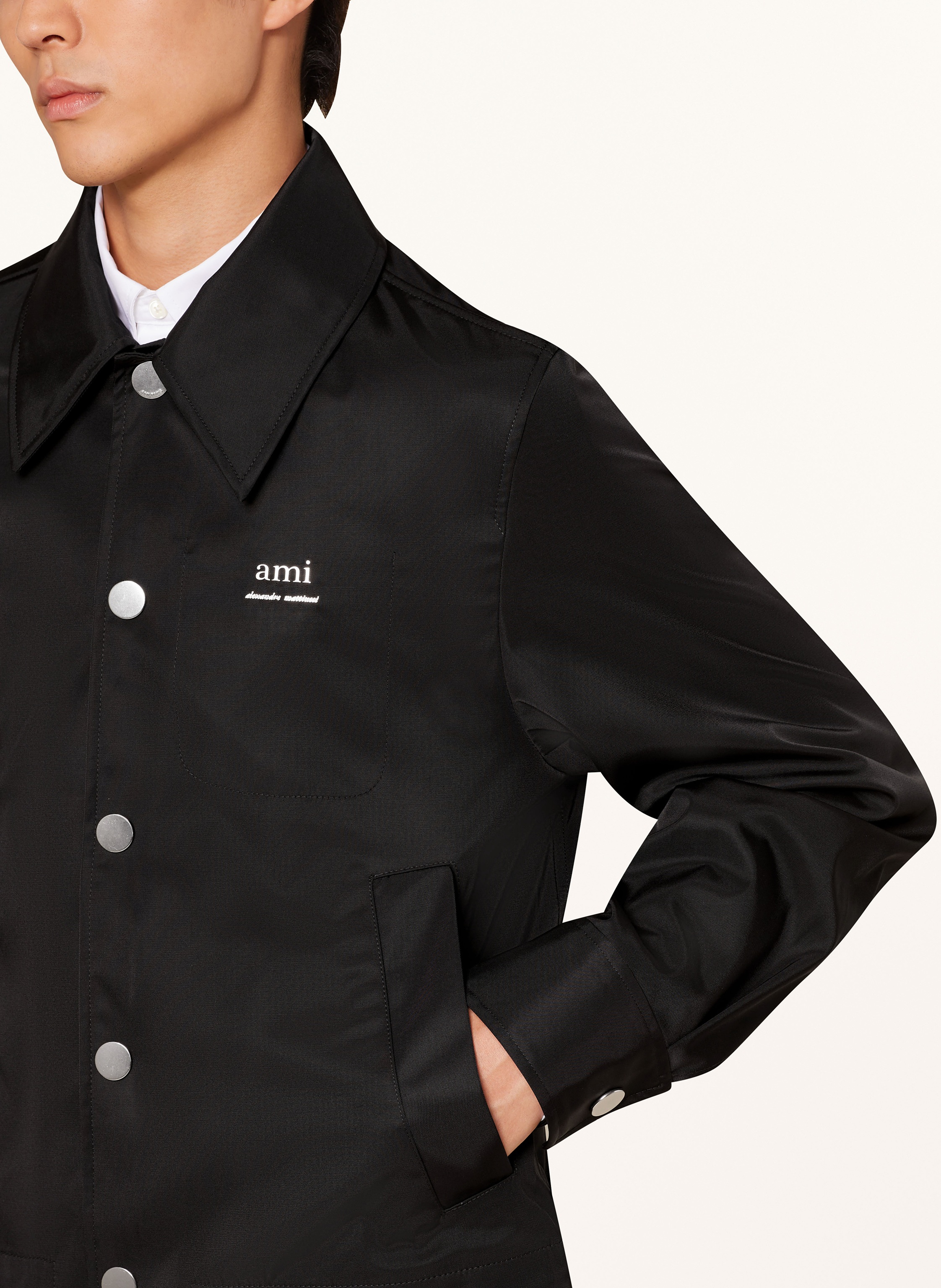 Thumbnail - Ami Paris Overjacket schwarz