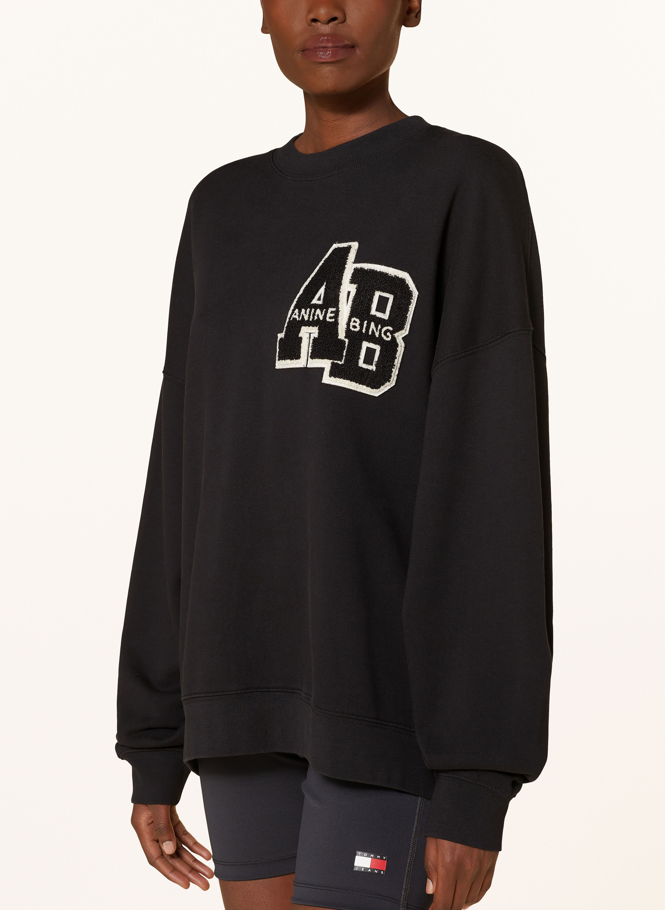 Thumbnail - Anine Bing Sweatshirt Miles schwarz