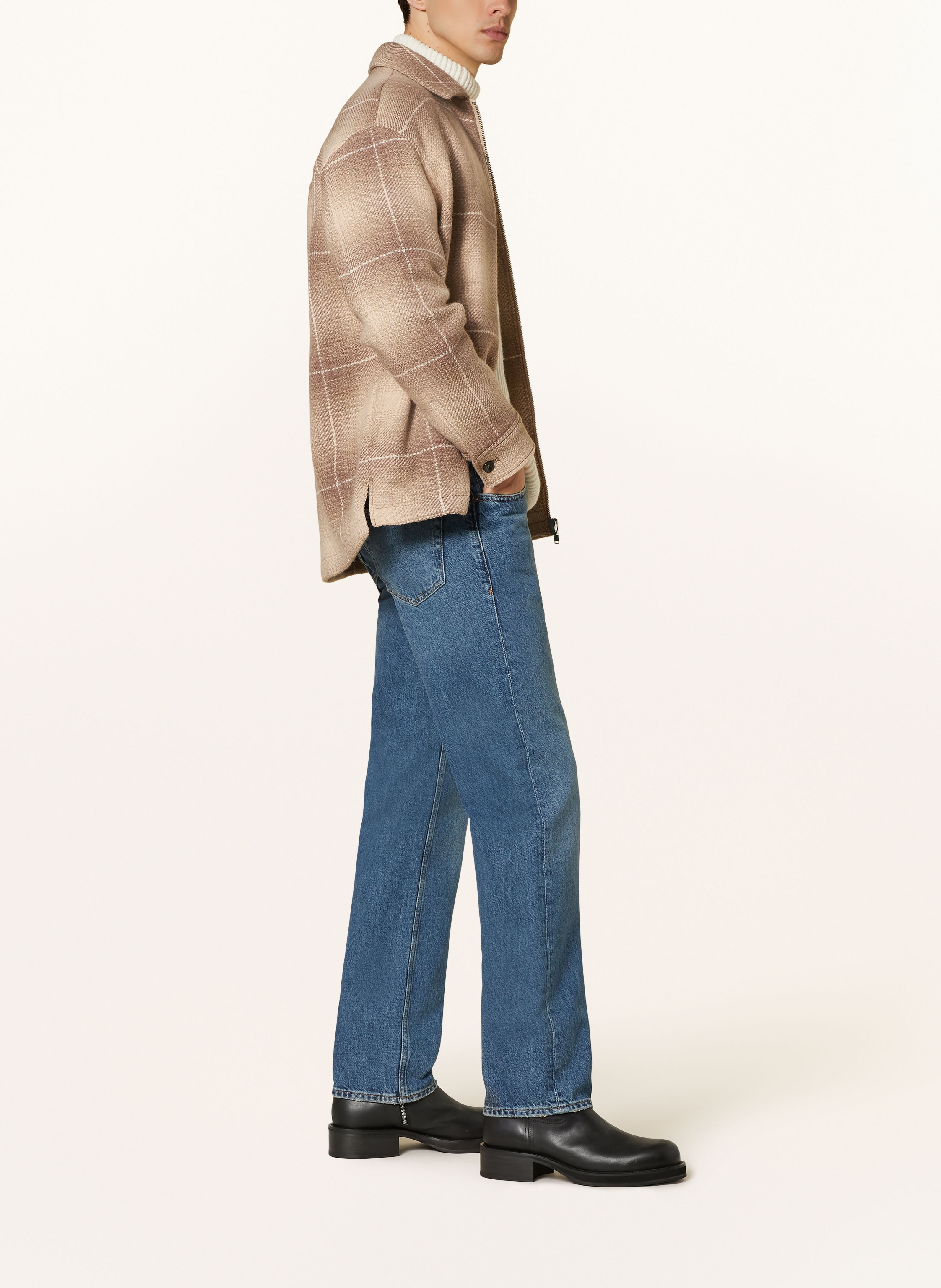 Thumbnail - Frame Jeans The Straight Jean Straight Fit blau