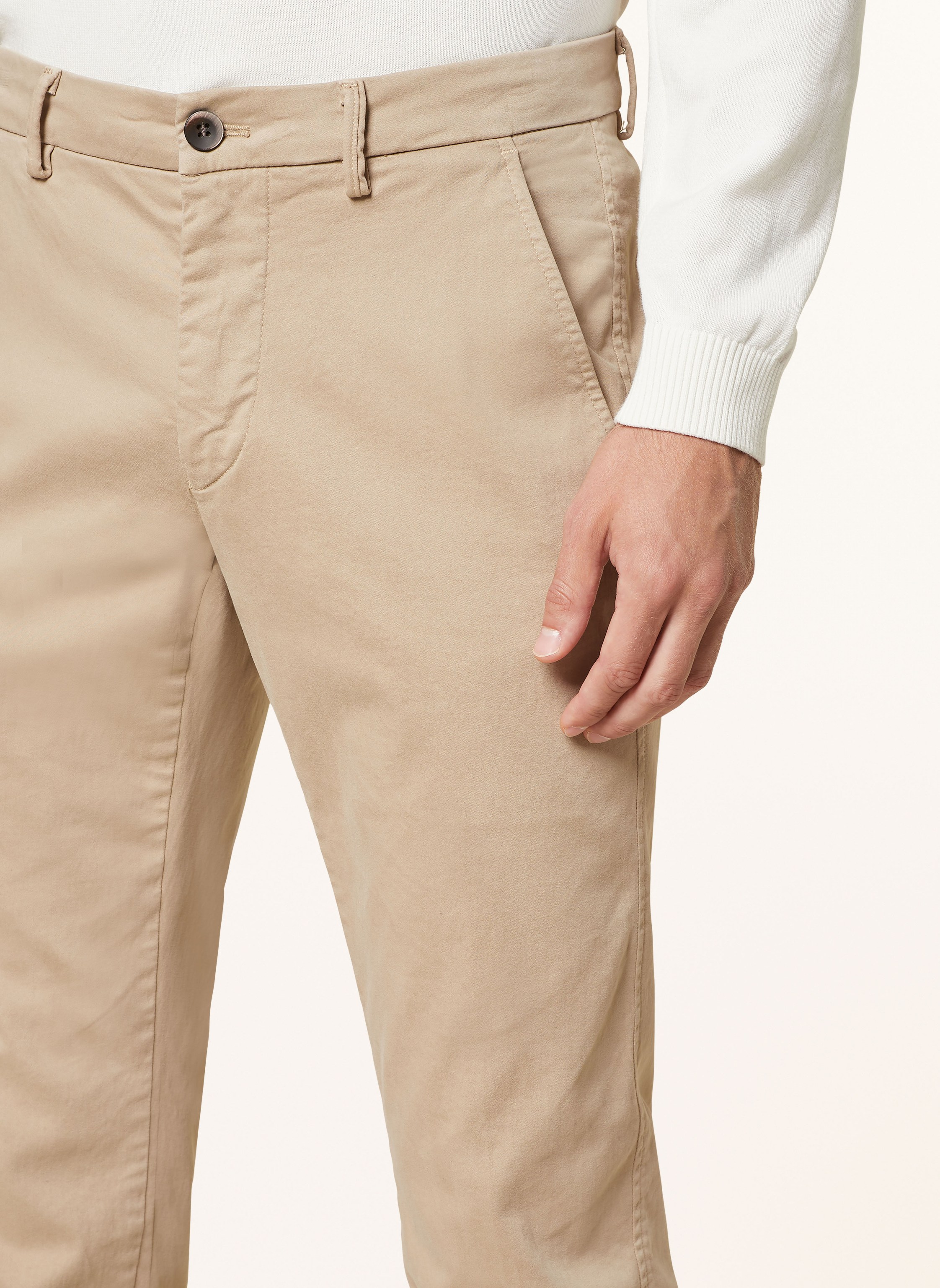 Thumbnail - Mason's Chino Torino Extra Slim Fit beige