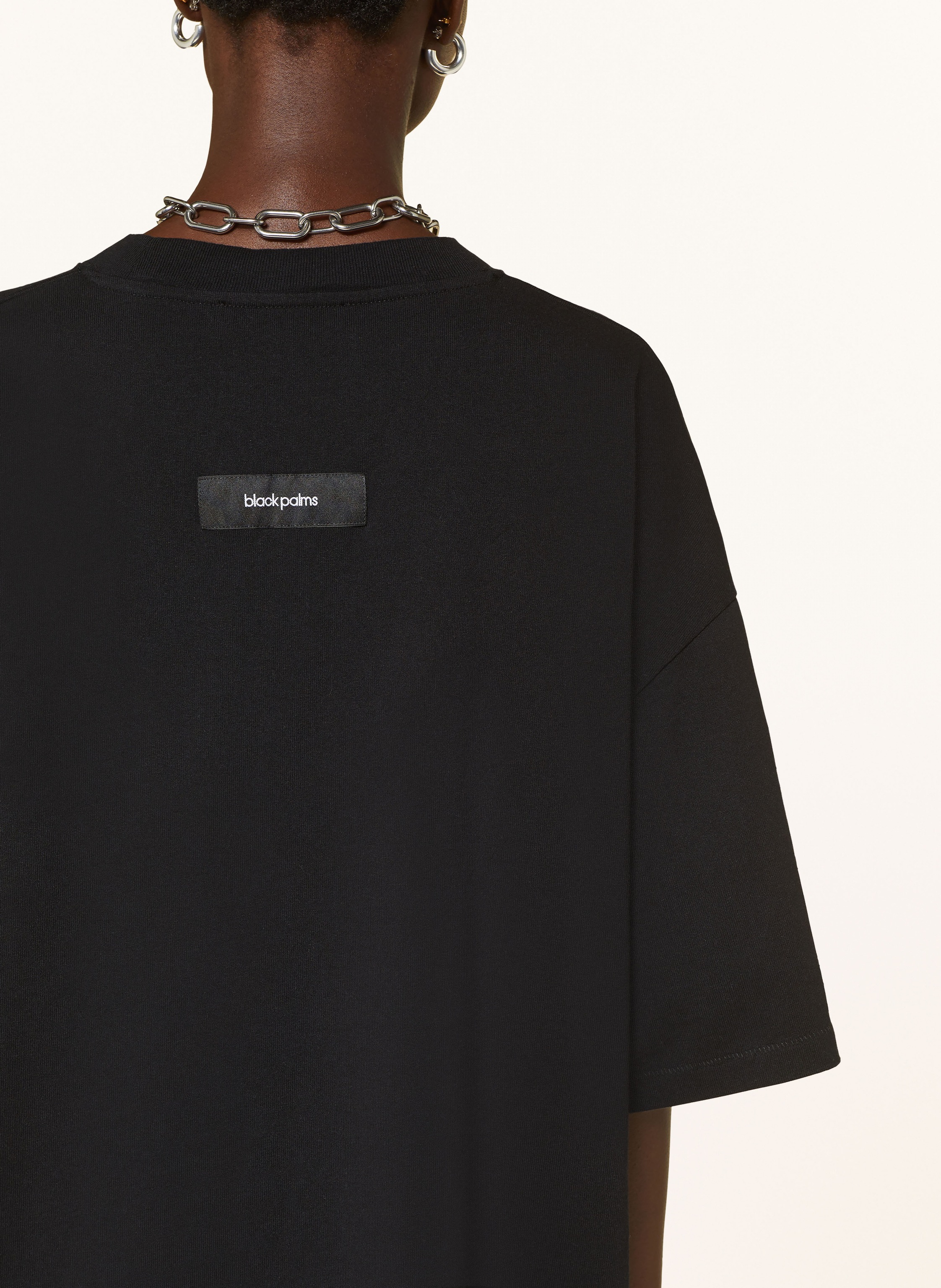 Thumbnail - Black Palms Oversized-Shirt schwarz