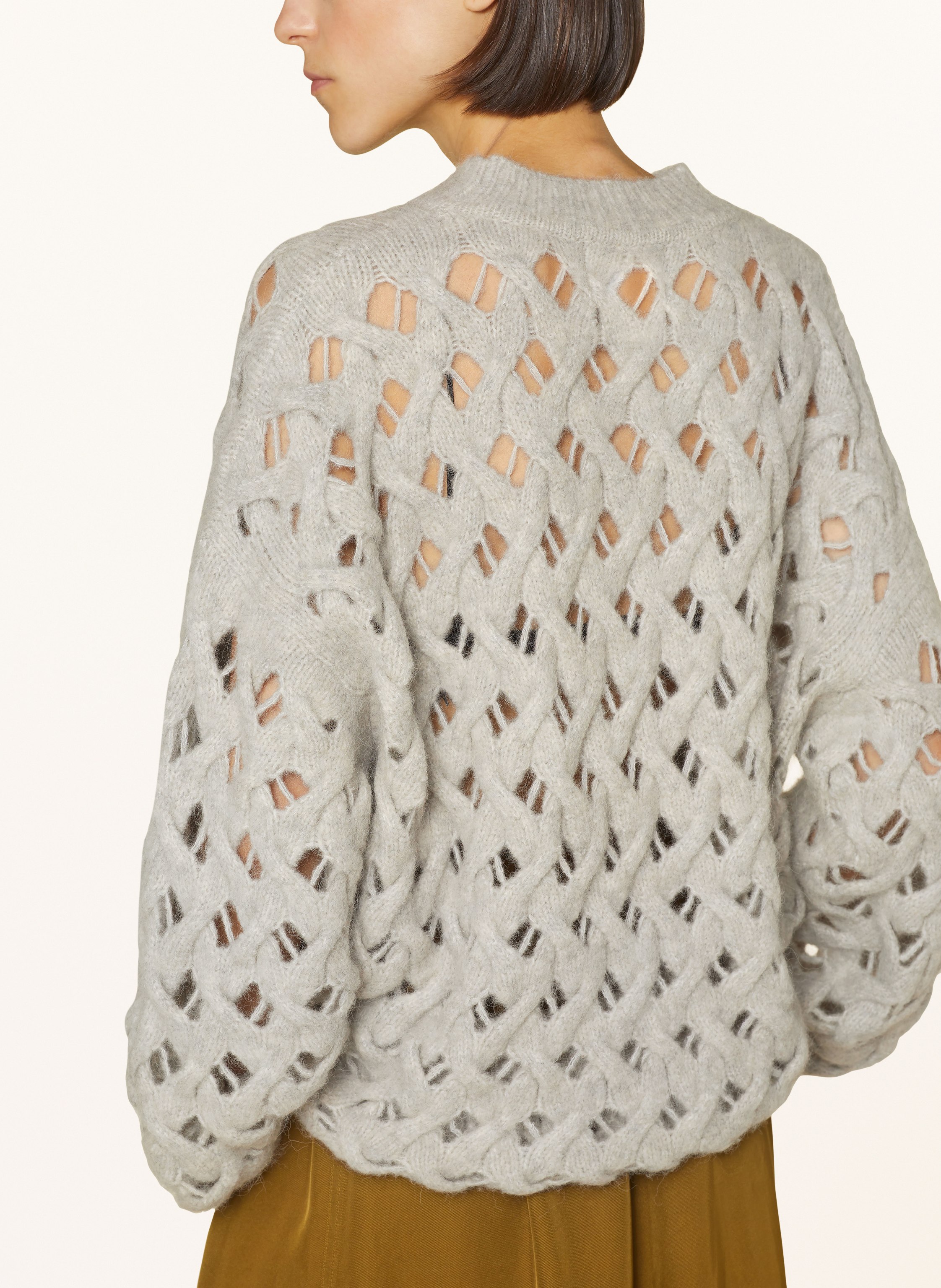 Thumbnail - Marant Étoile Pullover Aurelia Mit Alpaka weiss