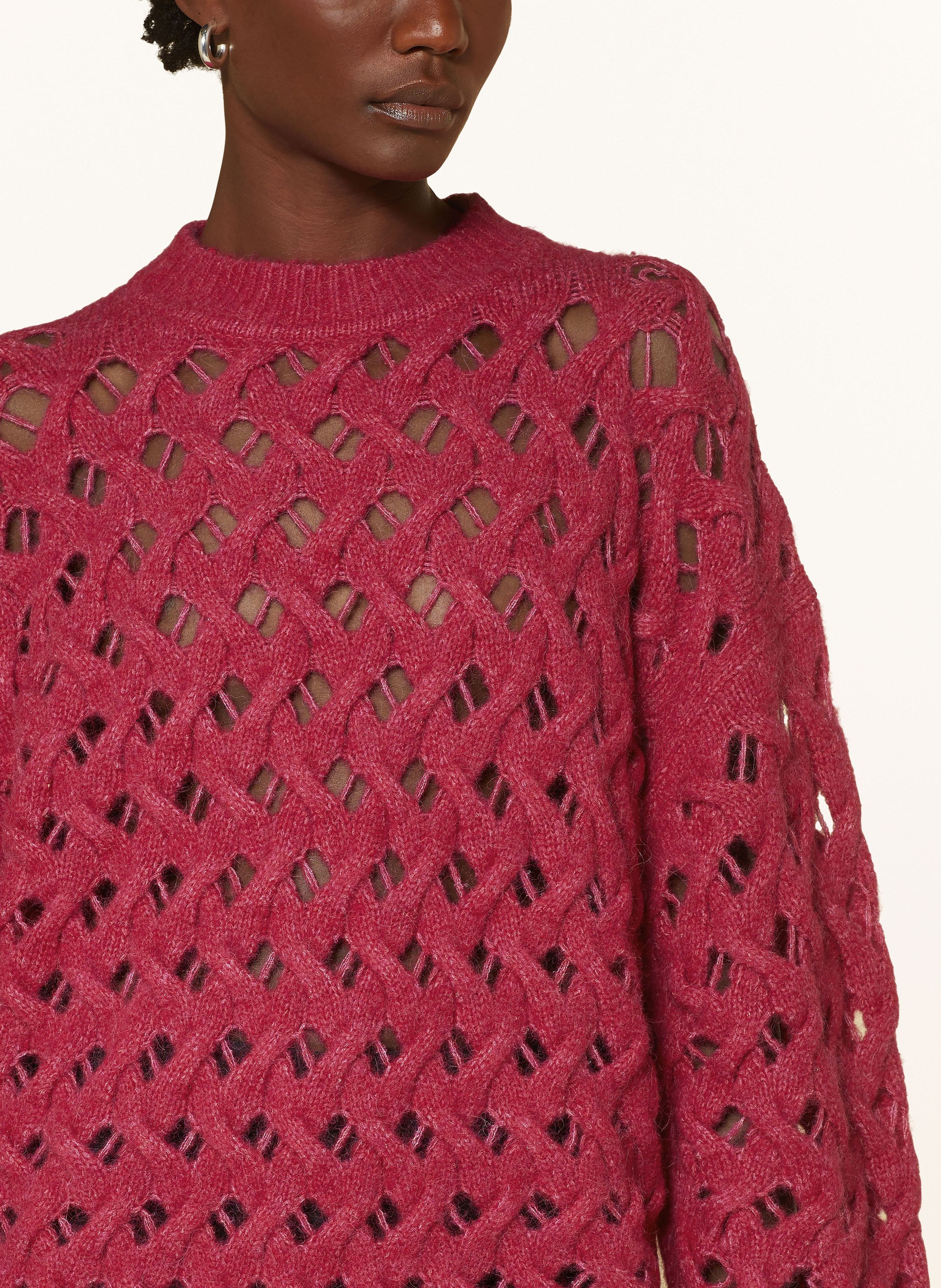 Thumbnail - Marant Étoile Pullover Aurelia Mit Alpaka pink