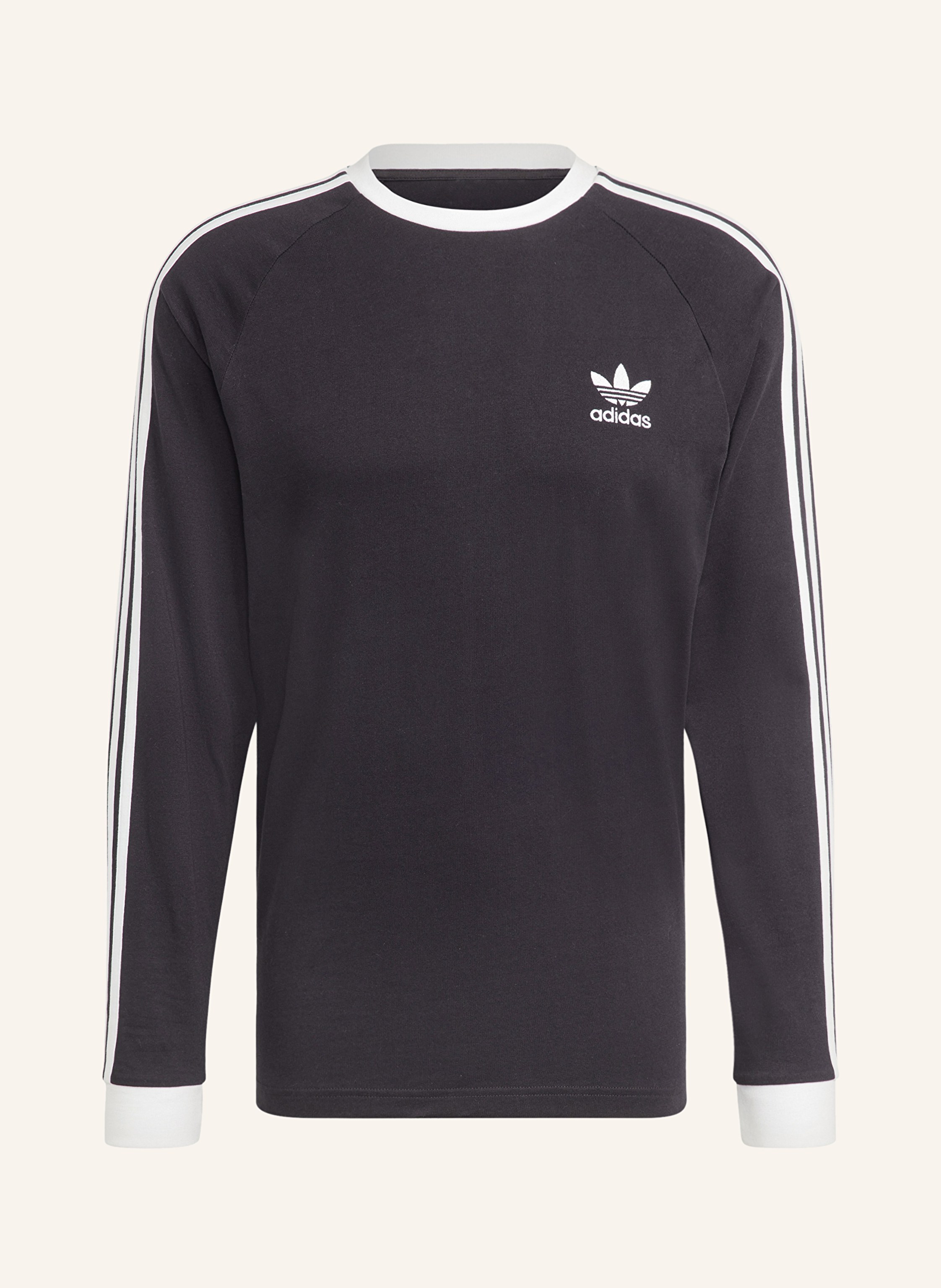 adidas Originals Long sleeve shirt in black white