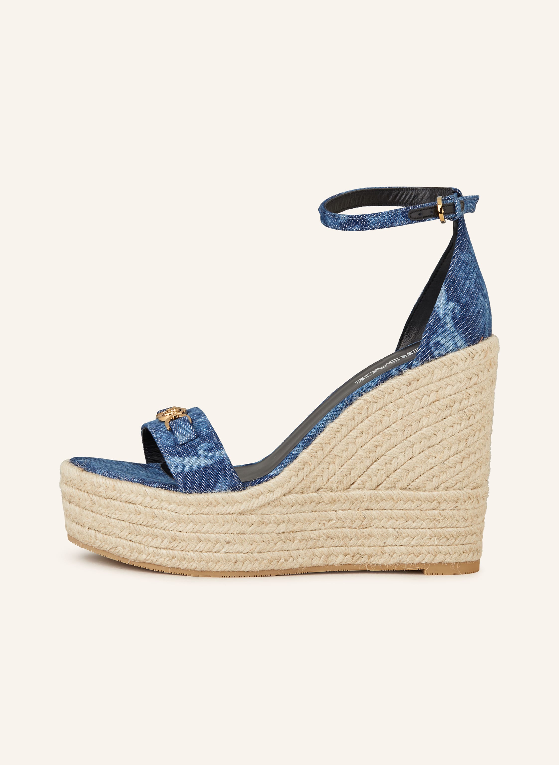 Thumbnail - Versace Plateau-Wedges blau