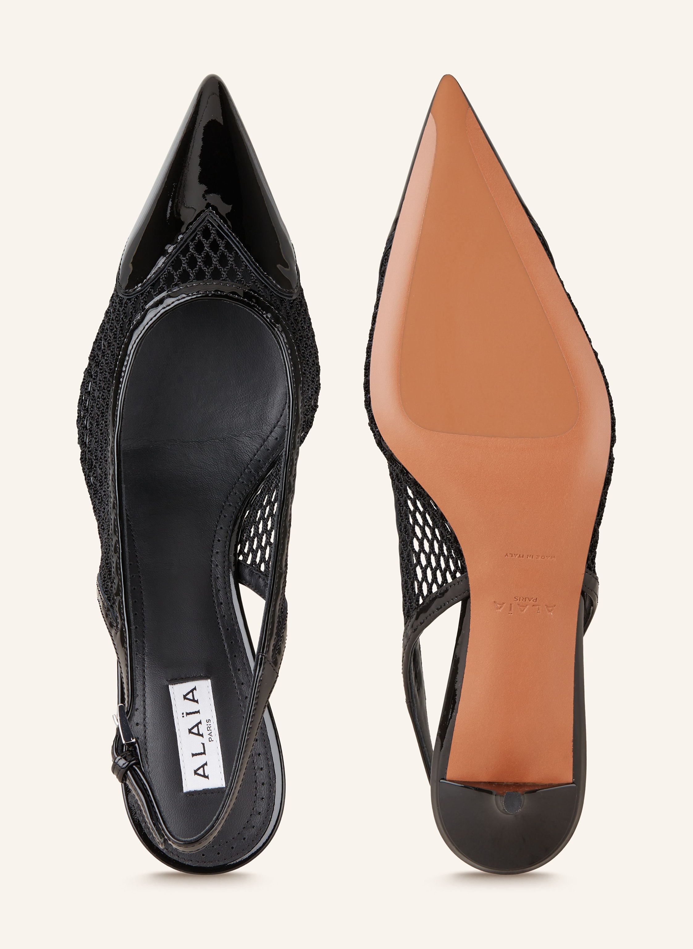 Thumbnail - Alaïa Slingpumps schwarz