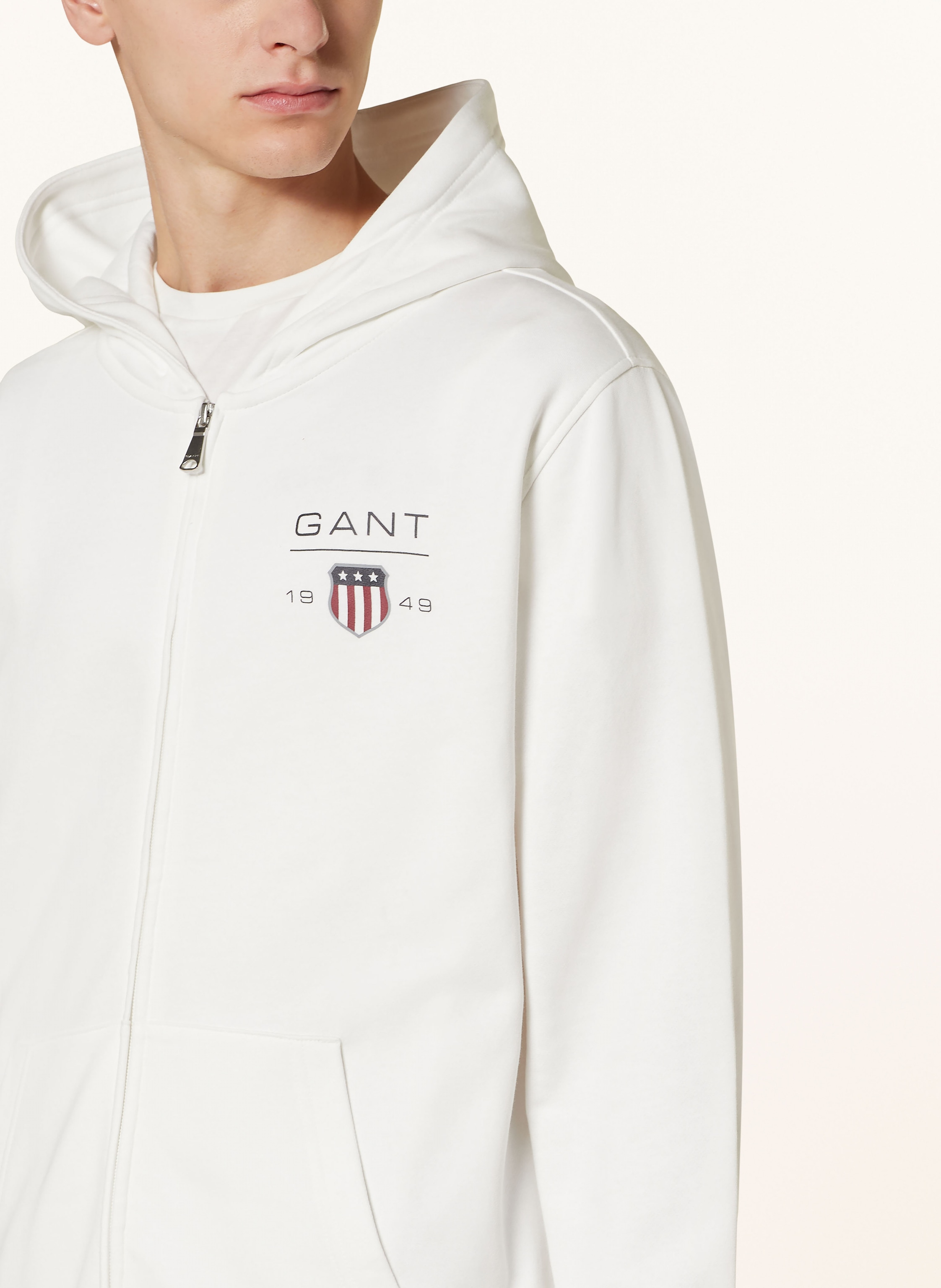 Thumbnail - Gant Sweatjacke weiss
