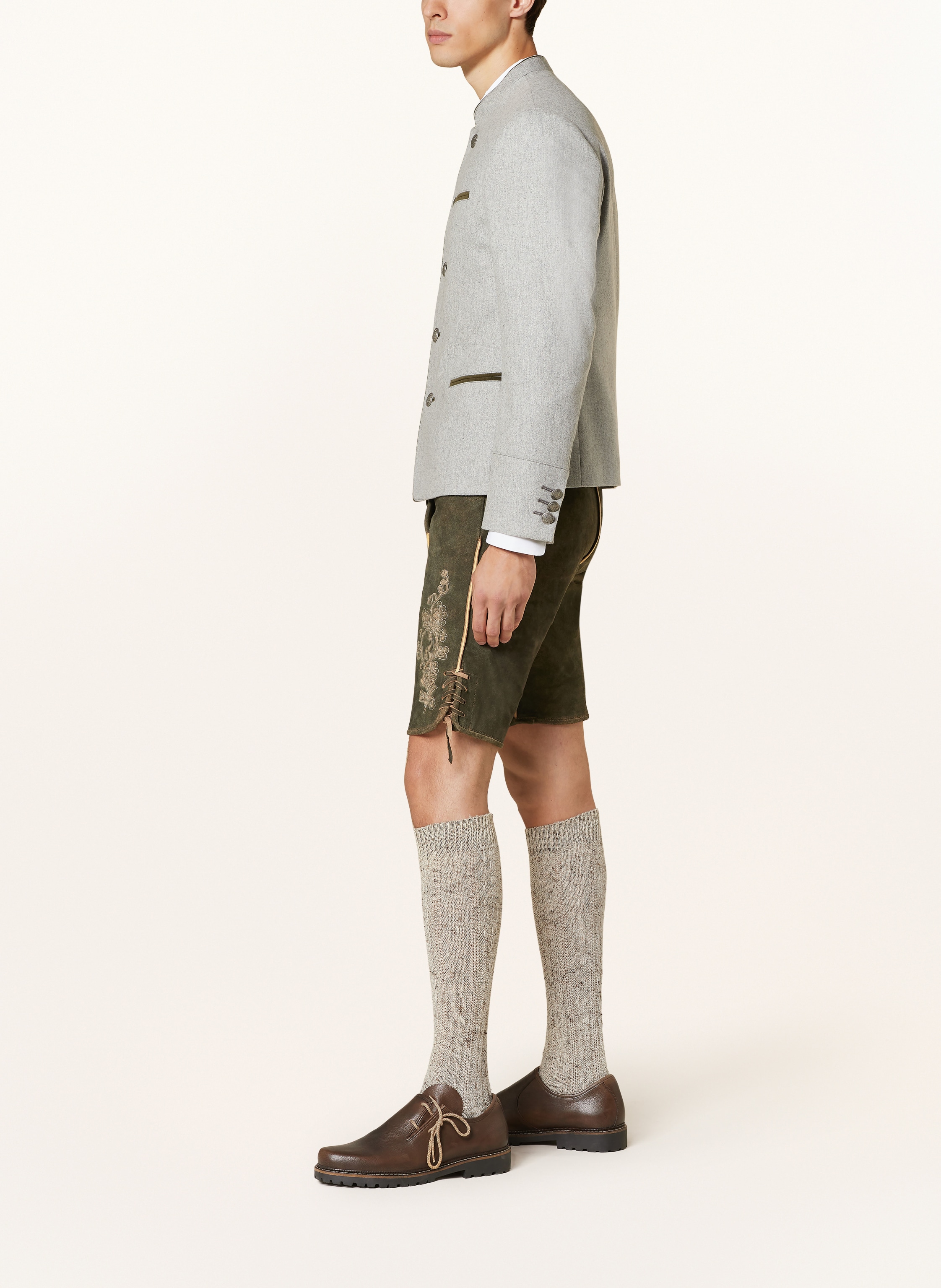 Thumbnail - Hirscher Trachten-Lederhose Aichach braun