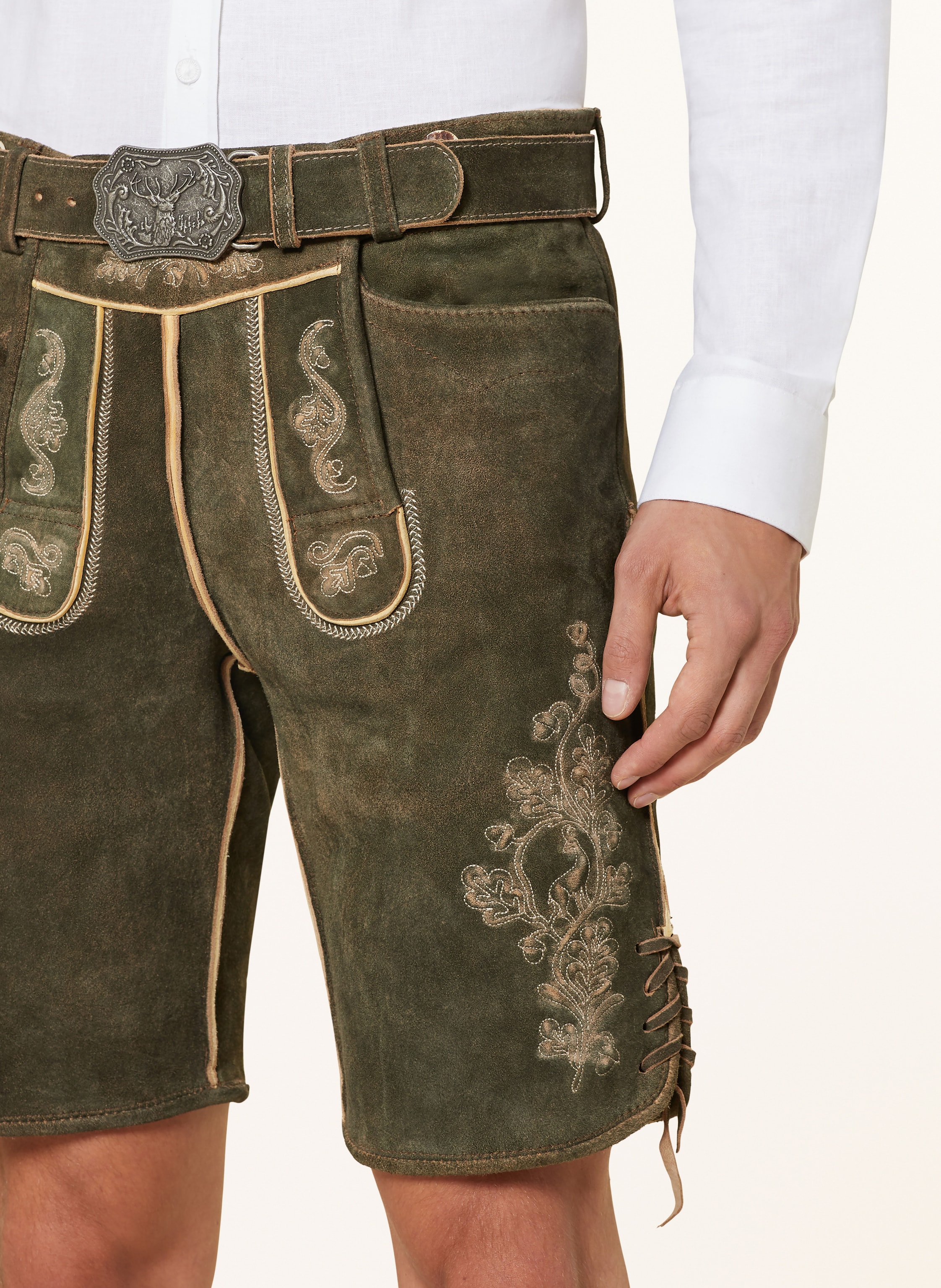 Thumbnail - Hirscher Trachten-Lederhose Aichach braun