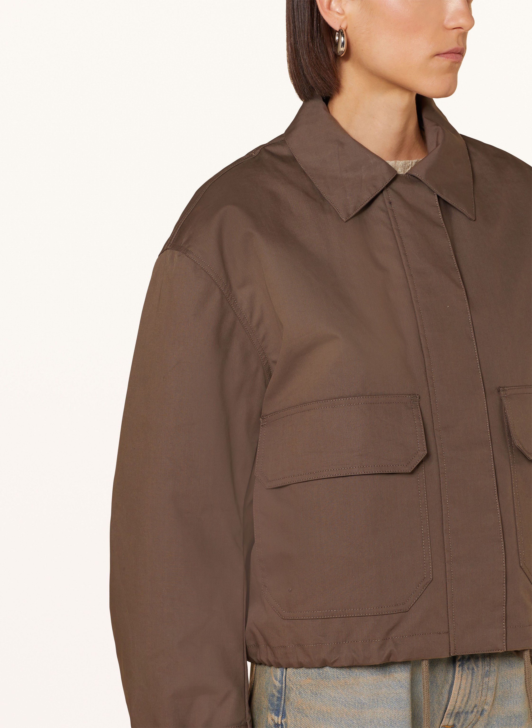 Thumbnail - Samsøe Samsøe 2-In-1-Jacke Sarivera gruen