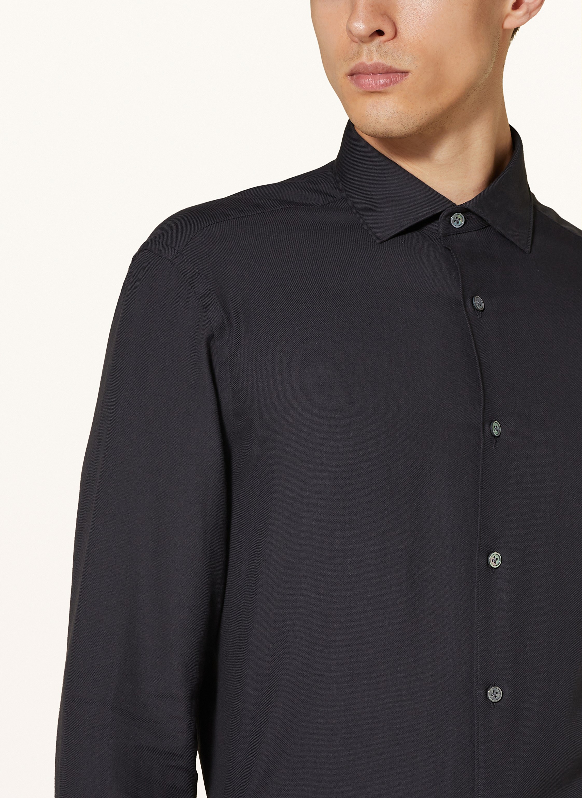 Thumbnail - Zegna Hemd Regular Fit blau