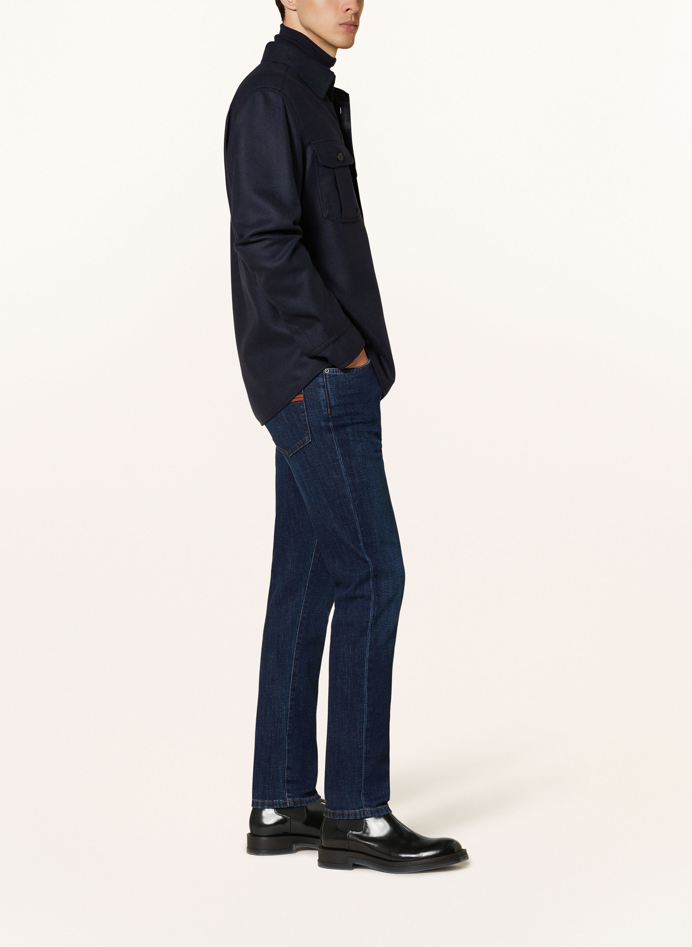 Thumbnail - Zegna Jeans City Slim Fit blau