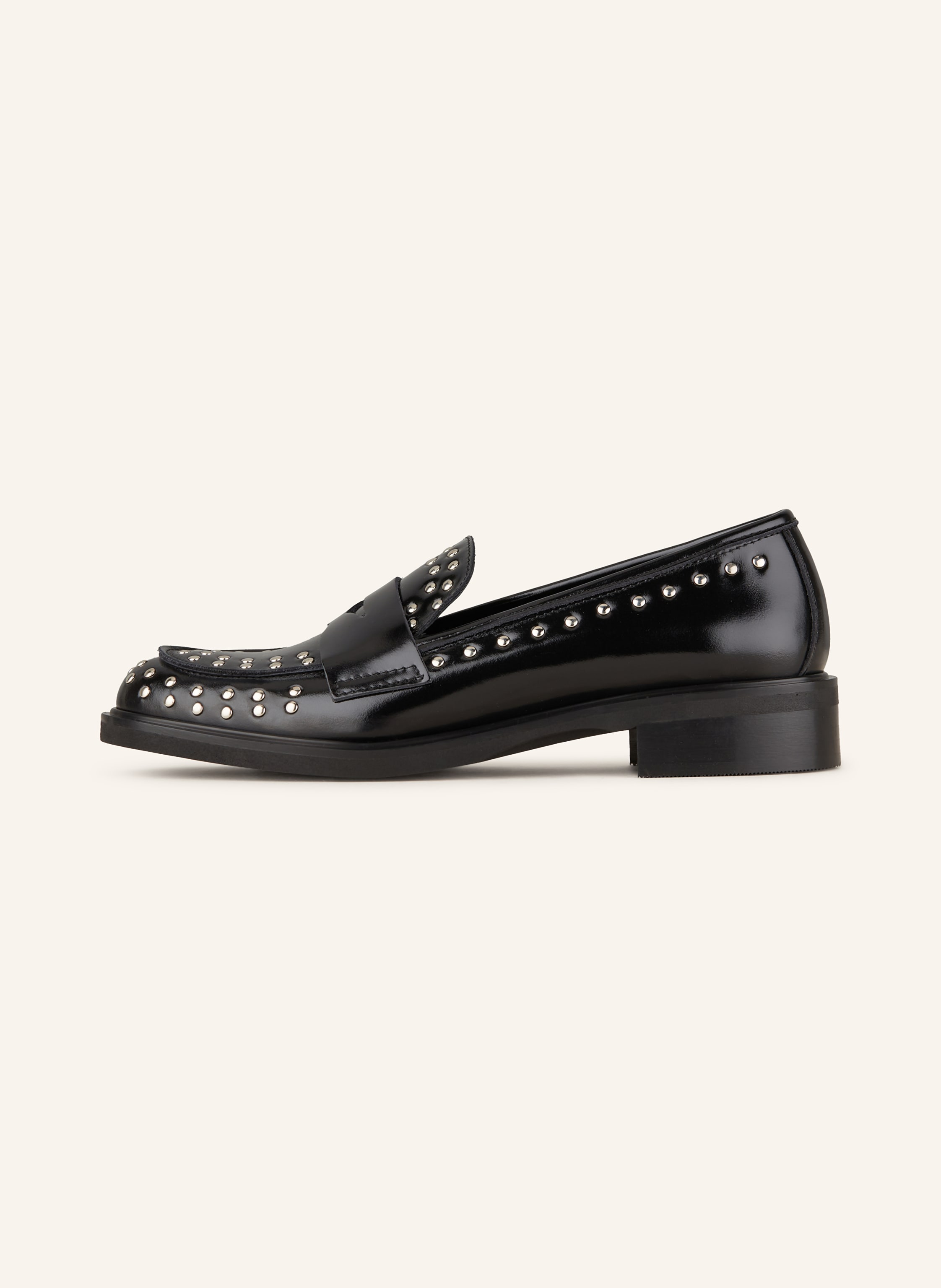 Thumbnail - Darling Harbour Loafer Mit Nieten schwarz