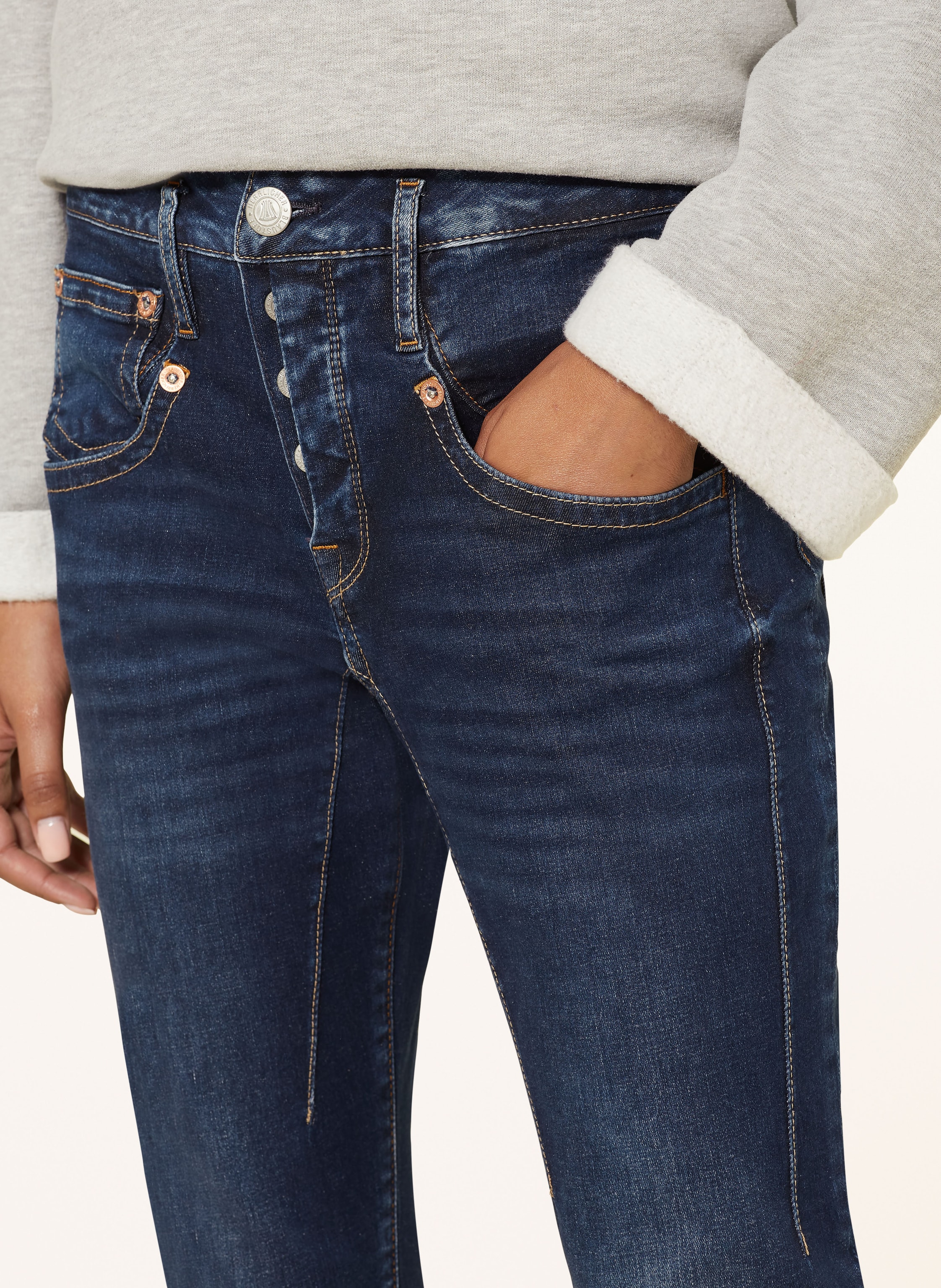 Thumbnail - Herrlicher Jeans Shyra Slim Fit blau