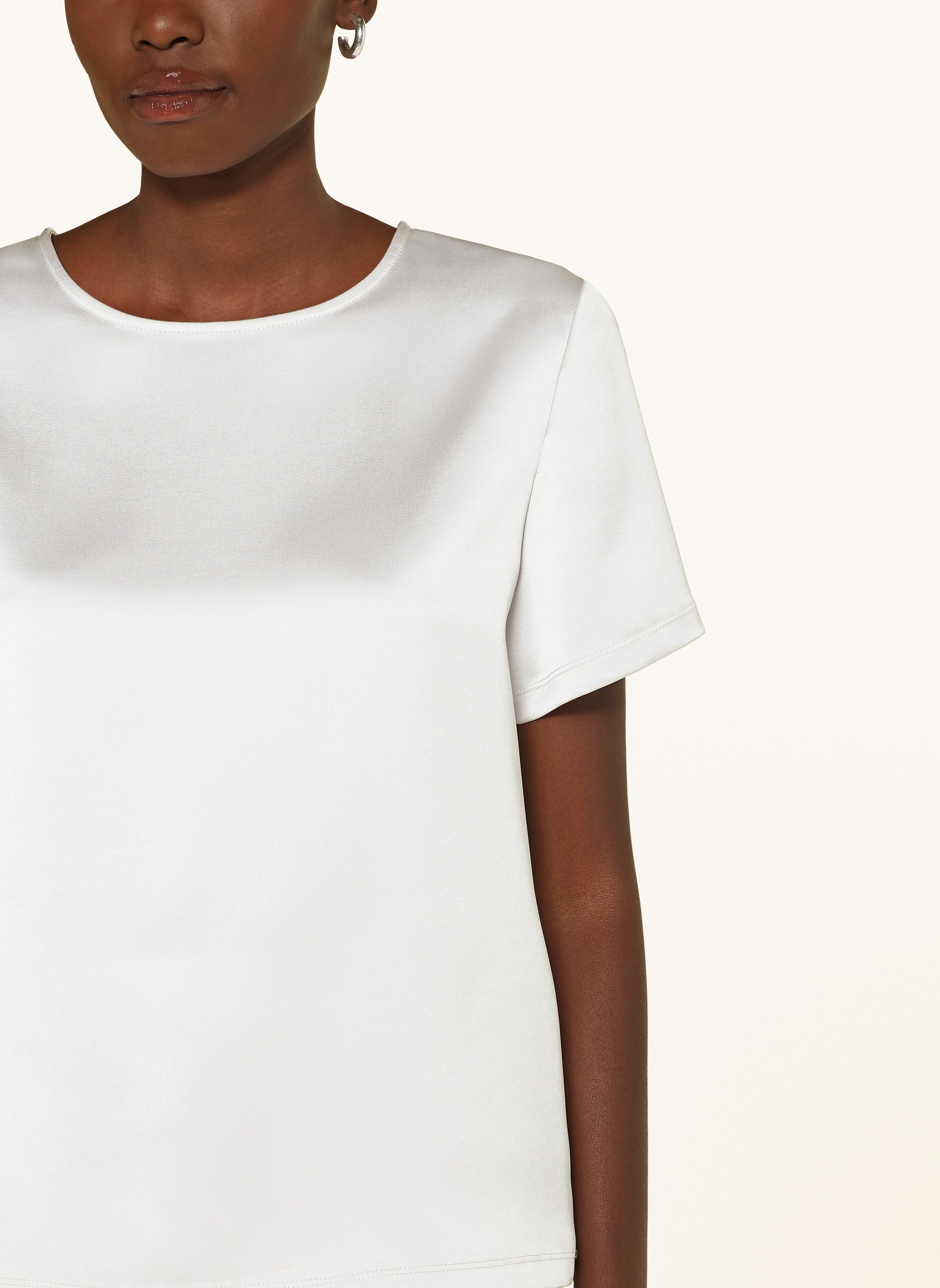 Thumbnail - Weekend Max Mara Blusenshirt Amburgo Im Materialmix grau