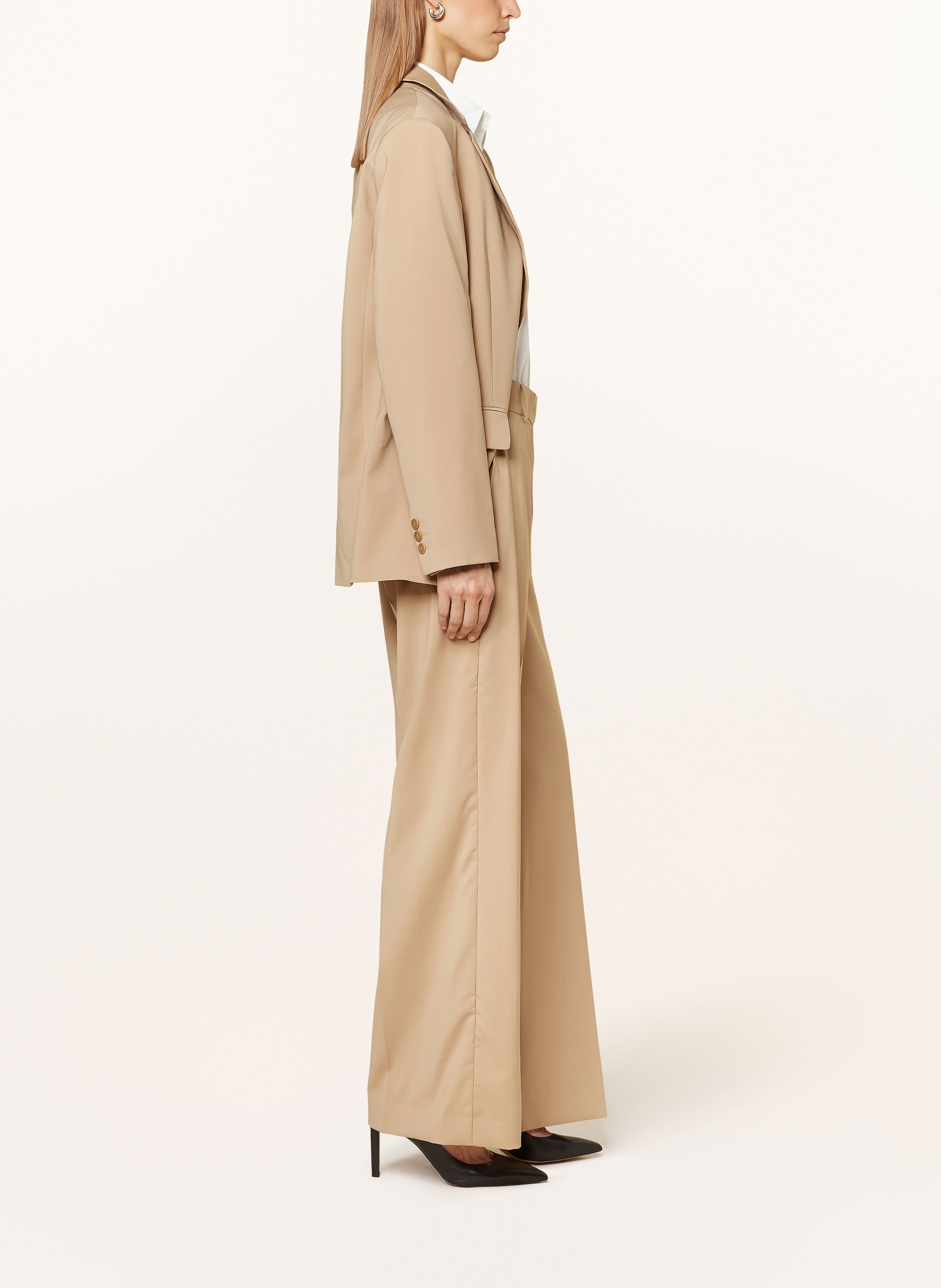 Thumbnail - Weekend Max Mara Marlenehose Visivo beige