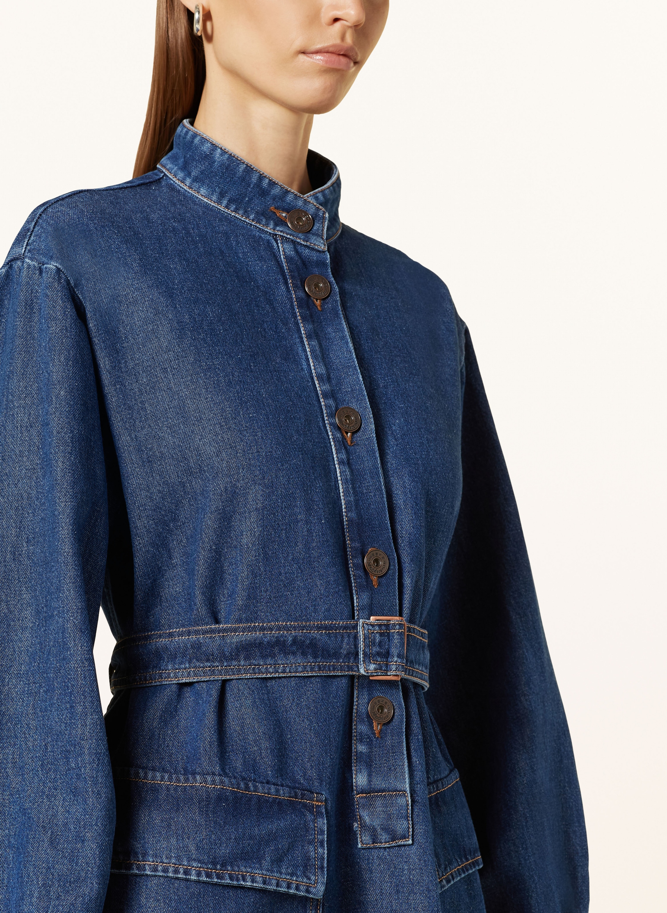 Thumbnail - Weekend Max Mara Jeanskleid Euro blau
