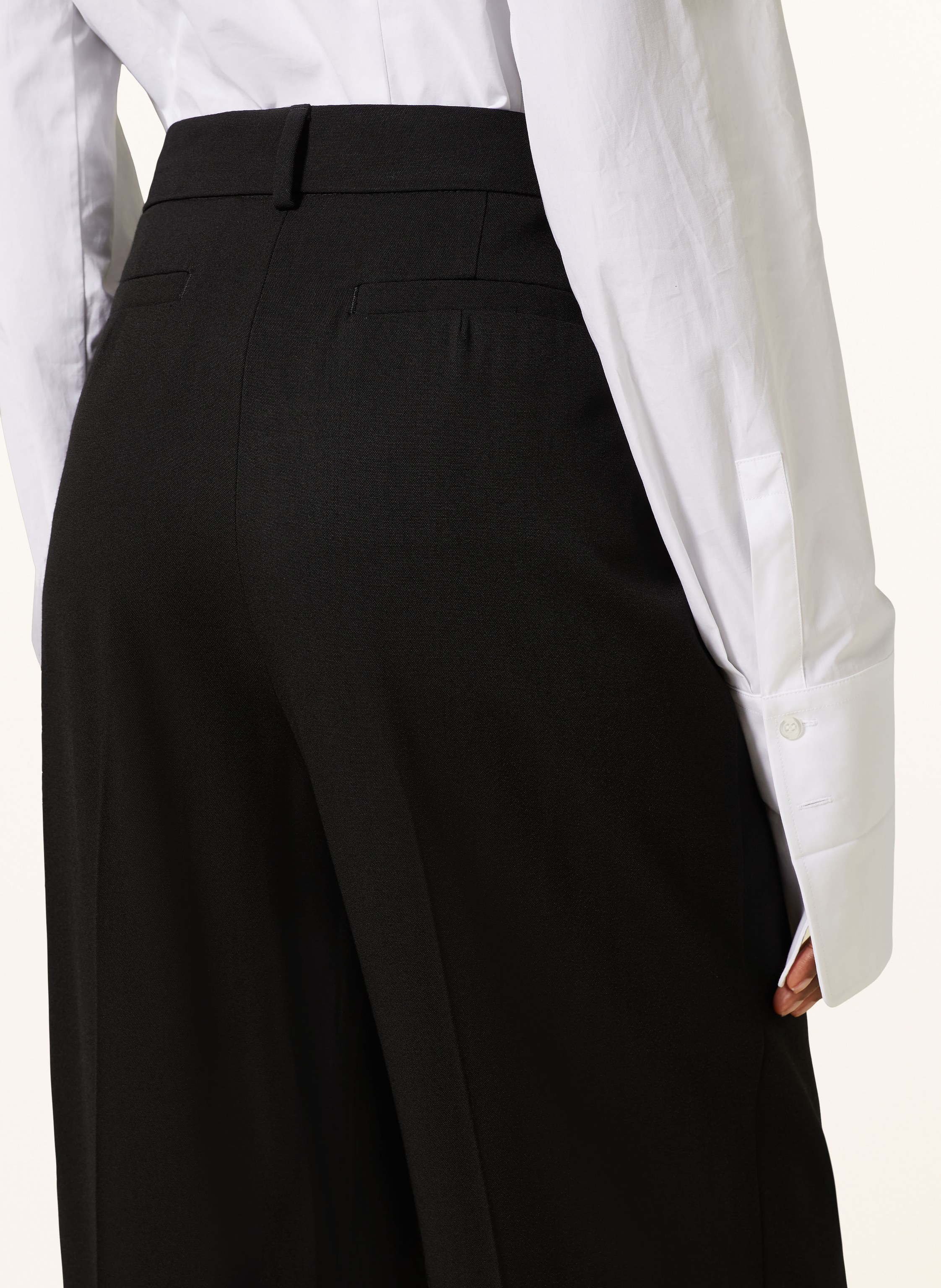 Thumbnail - Sportmax Marlenehose Hello schwarz