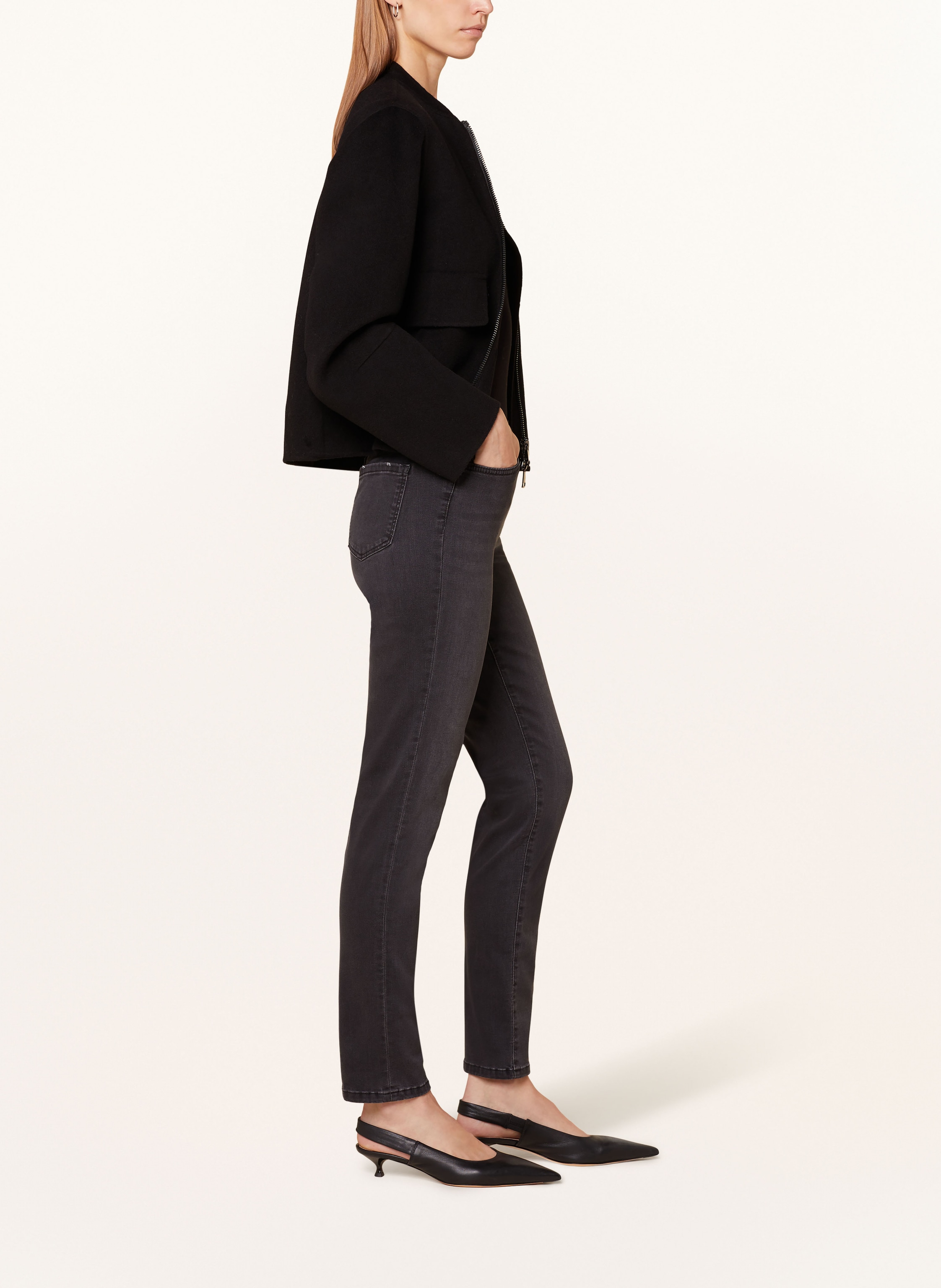 Thumbnail - Marc Cain Skinny Jeans Siena grau