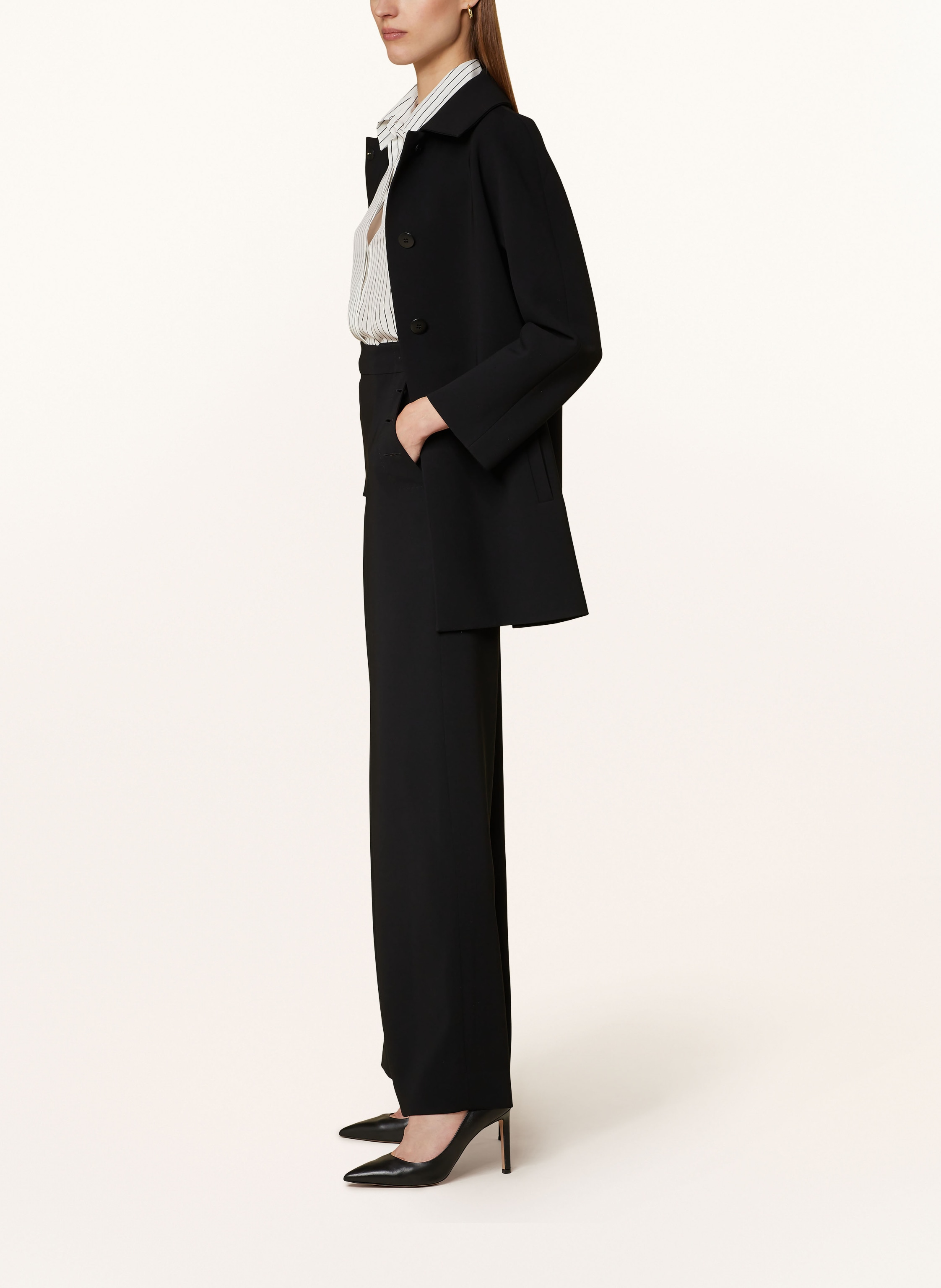 Thumbnail - Max Mara Studio Marlenehose Rina schwarz