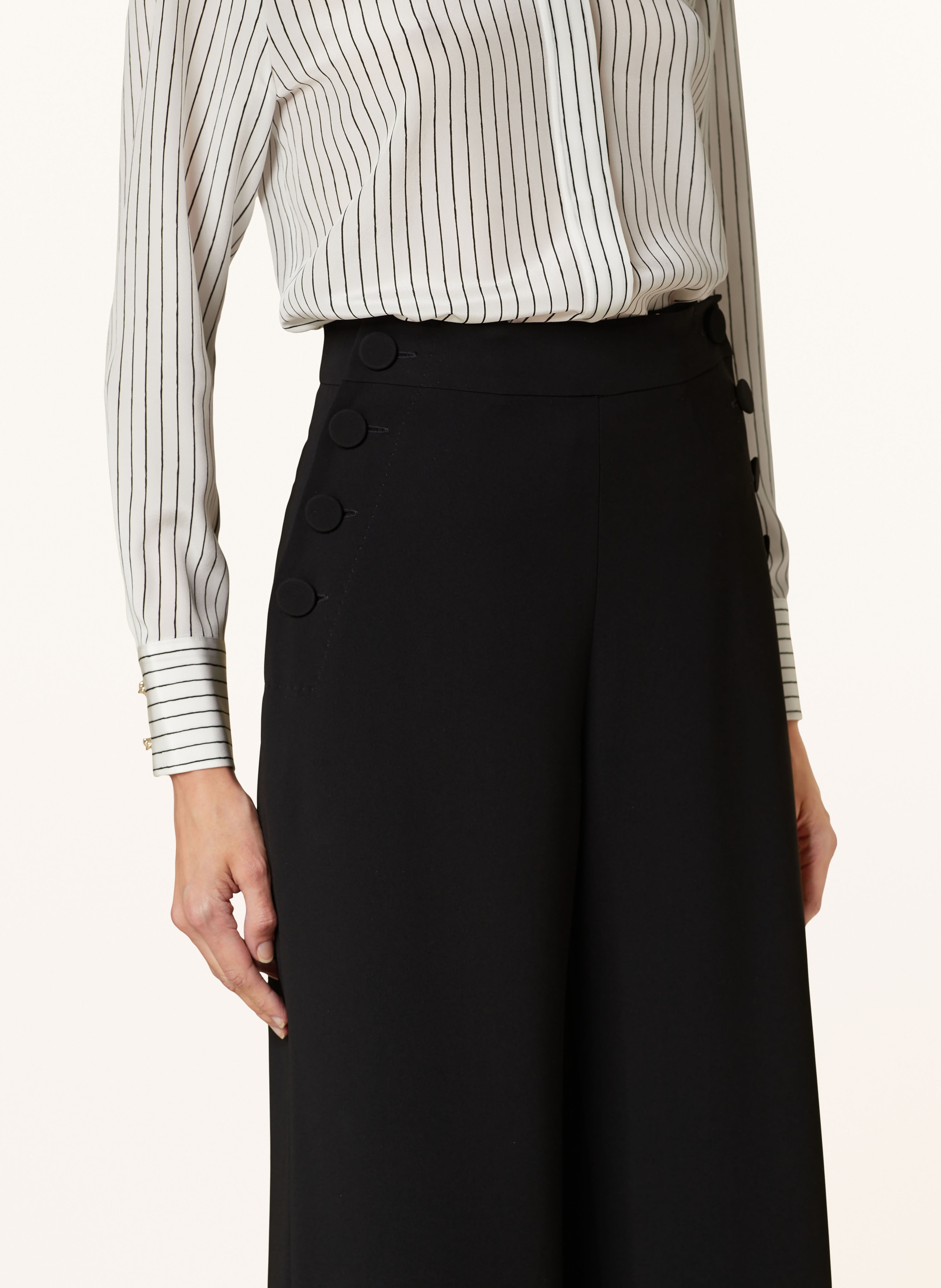 Thumbnail - Max Mara Studio Marlenehose Rina schwarz