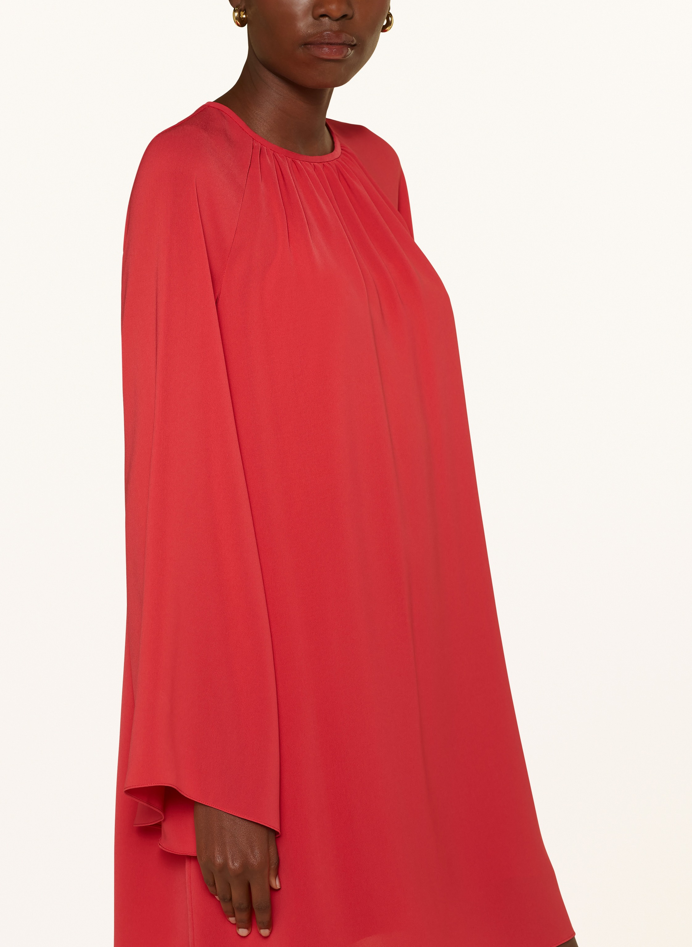 Thumbnail - Max Mara Studio Kleid Madia Mit Rüschen rot