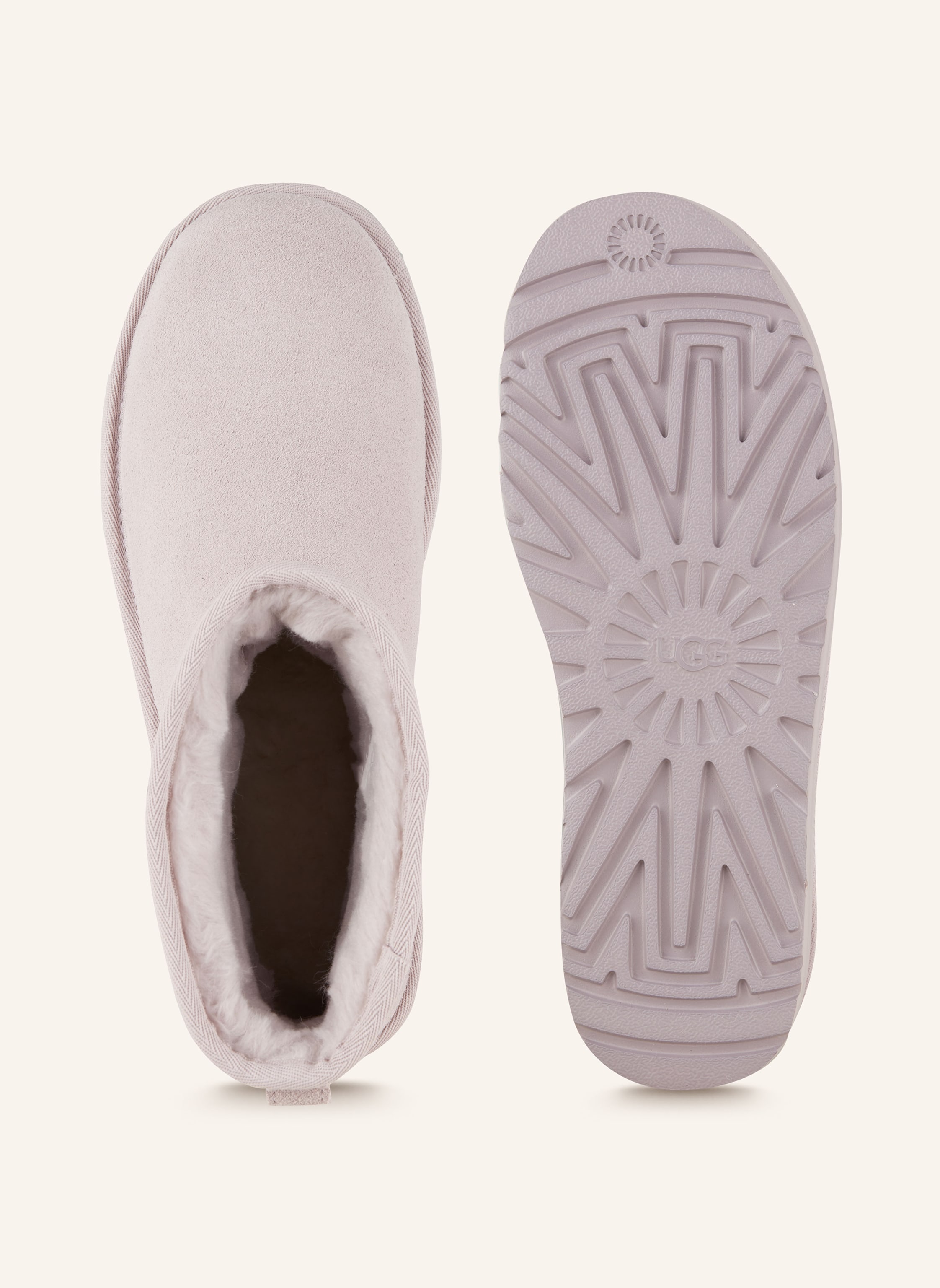 Thumbnail - Ugg Plateau-Boots Classic Mini Platform grau