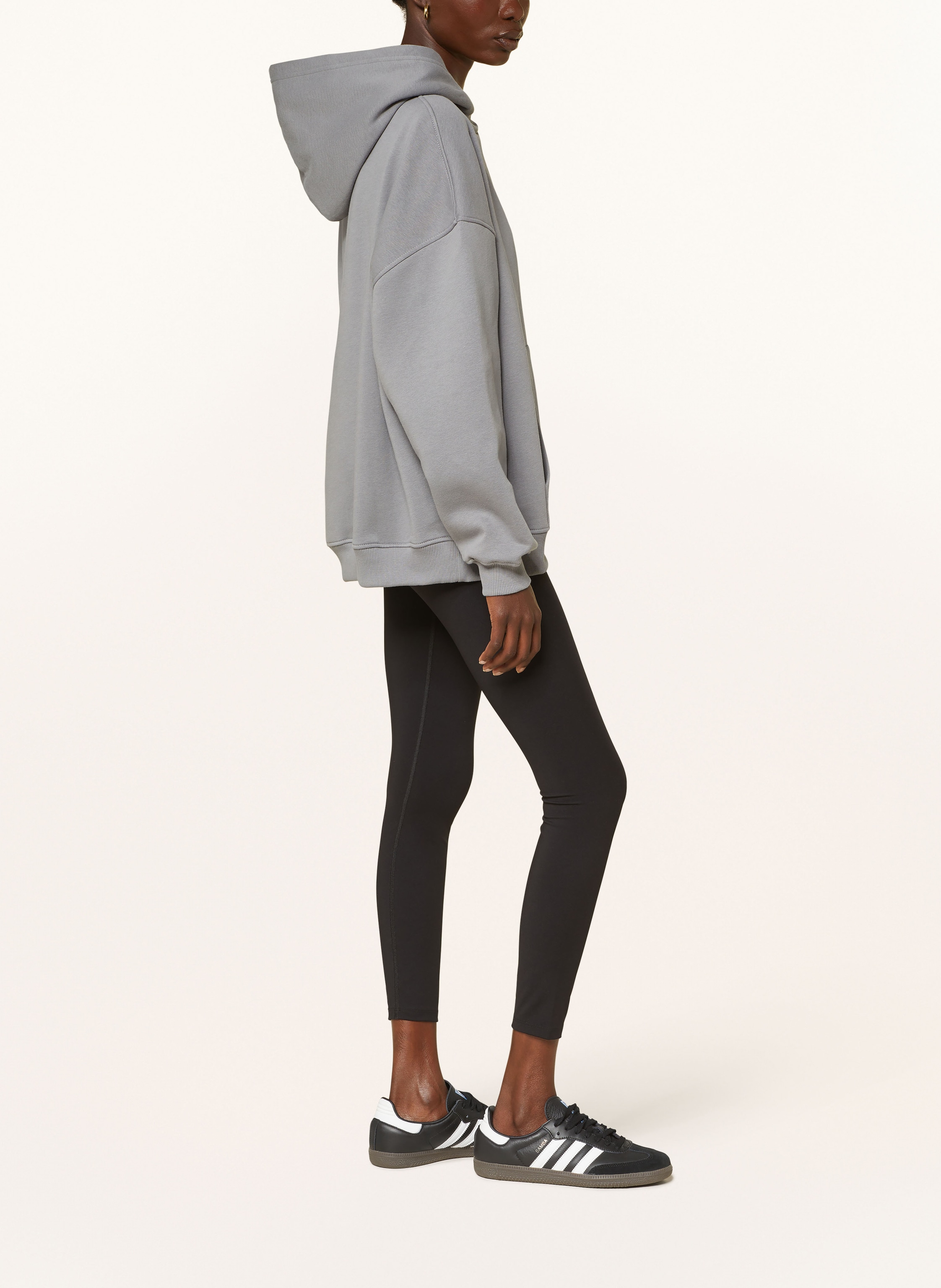 Thumbnail - Oh April Oversized-Hoodie grau