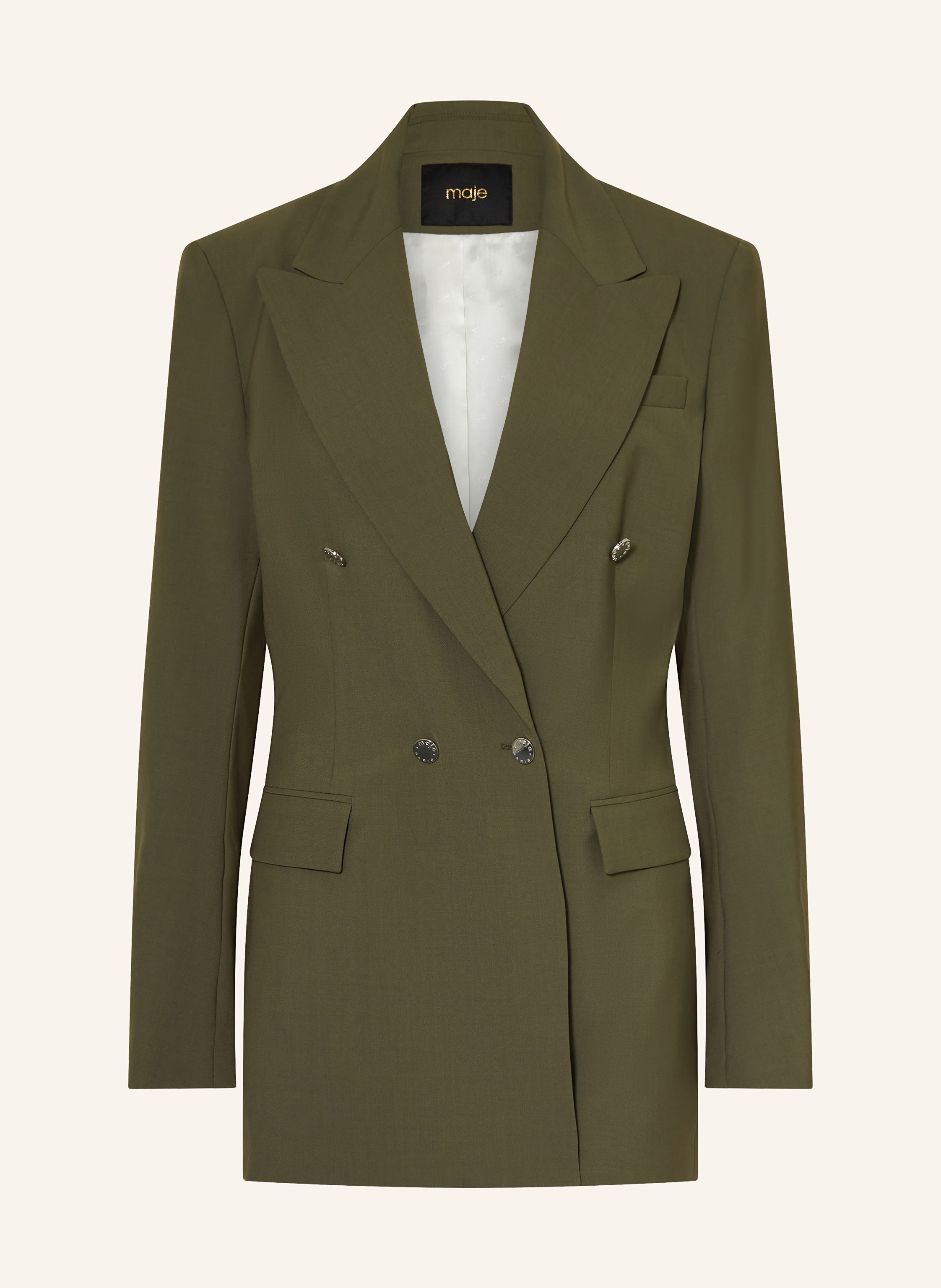 maje Longblazer in khaki