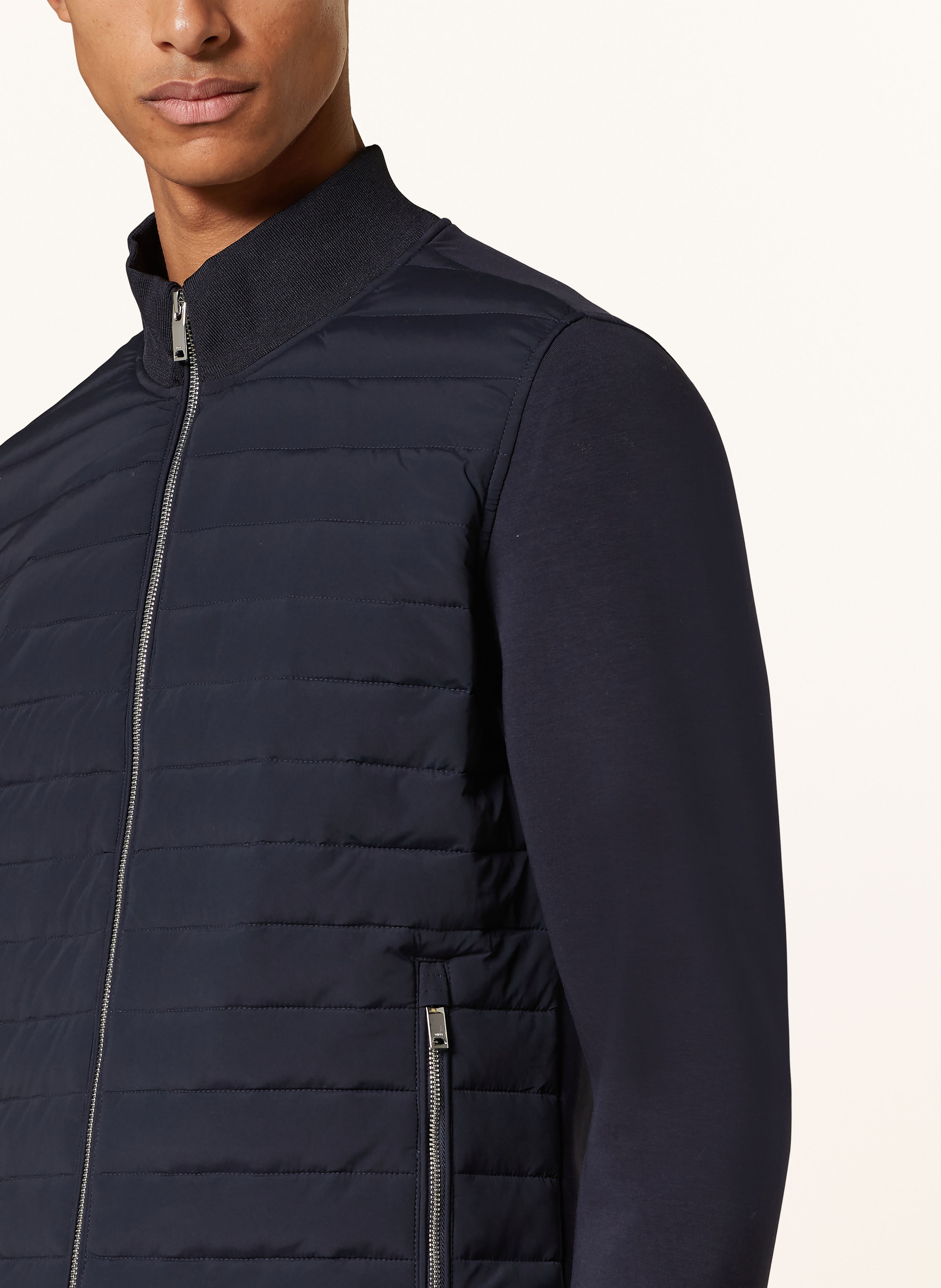 Thumbnail - Reiss Steppjacke Freddie Im Materialmix blau