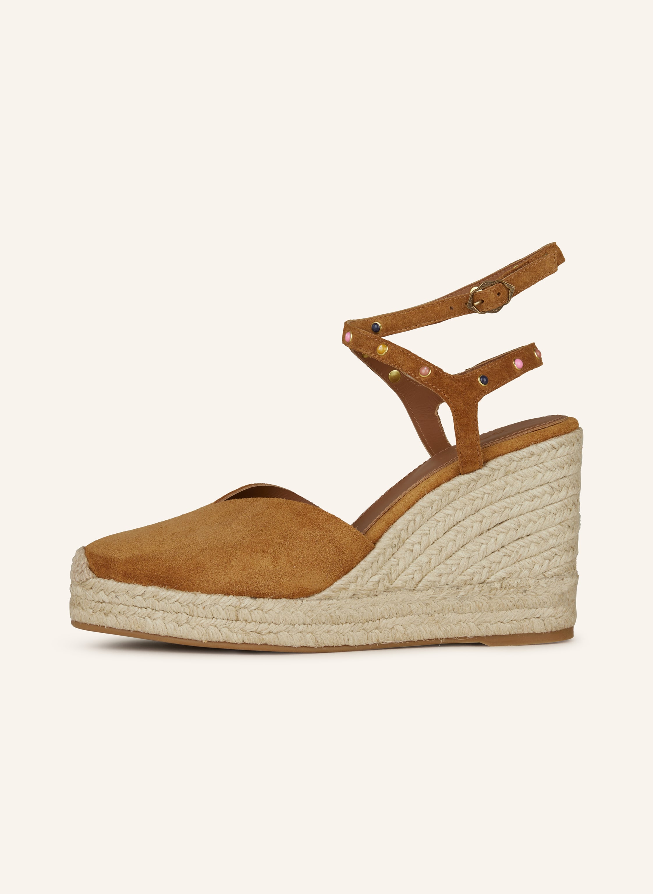 Thumbnail - Ba&Sh Wedges Cayos Mit Schmucksteinen braun