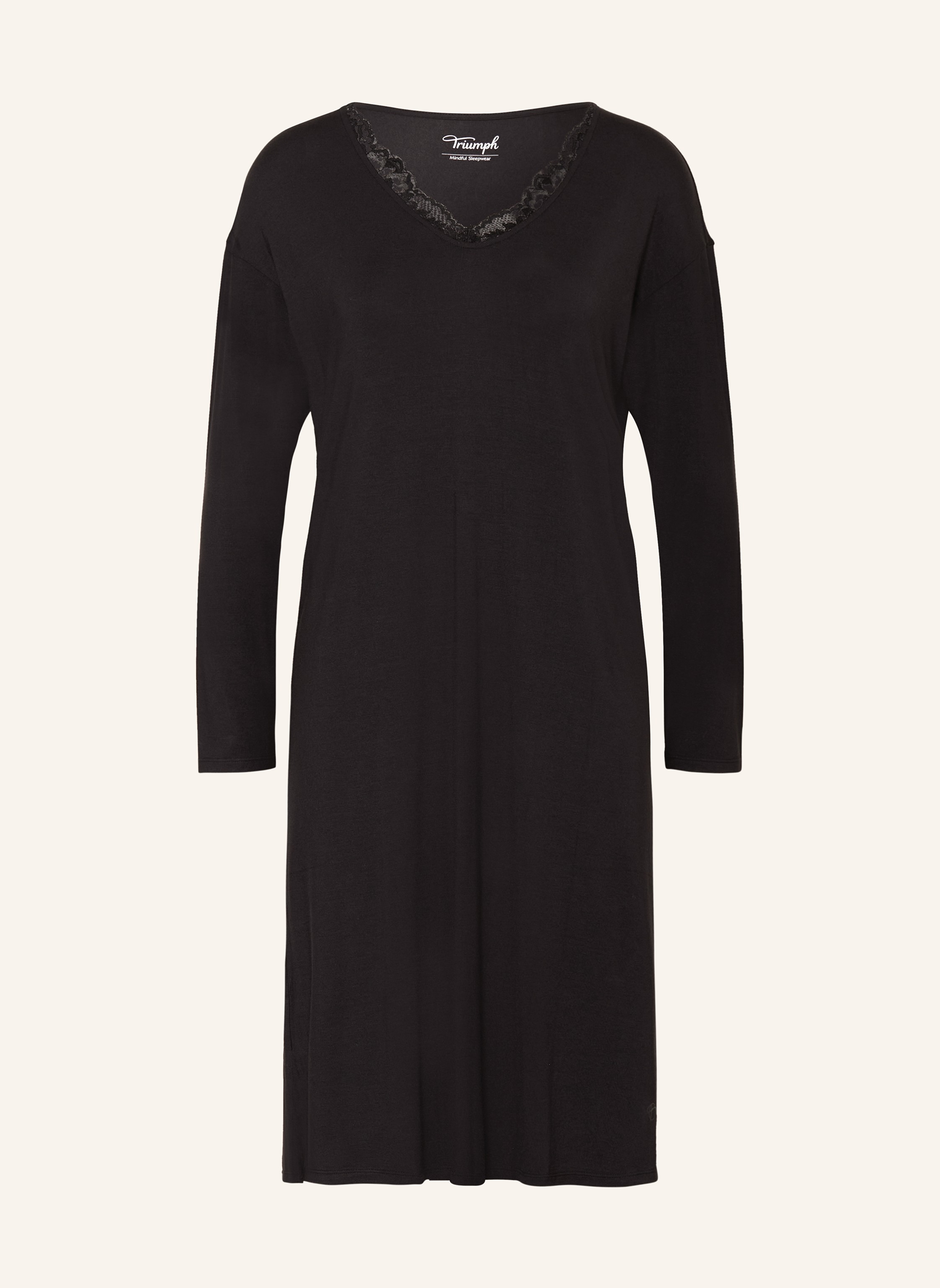 Triumph Endless Comfort NDK LSL – Chemise De Nuit Manches Longues Femme Imprimée Confortable