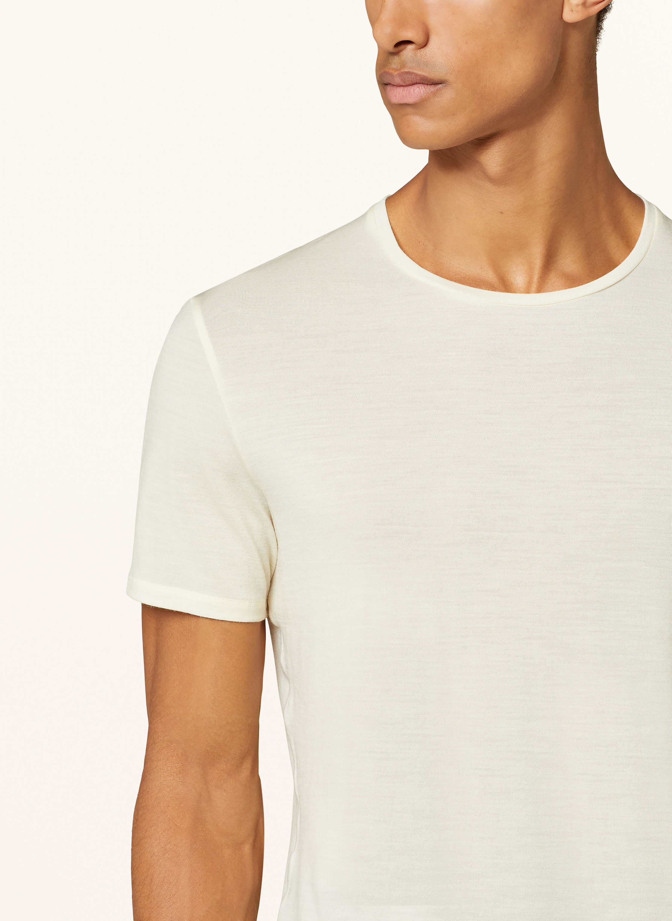 Thumbnail - Icebreaker Funktionswäsche-Shirt Anatomica Aus Merinowolle beige