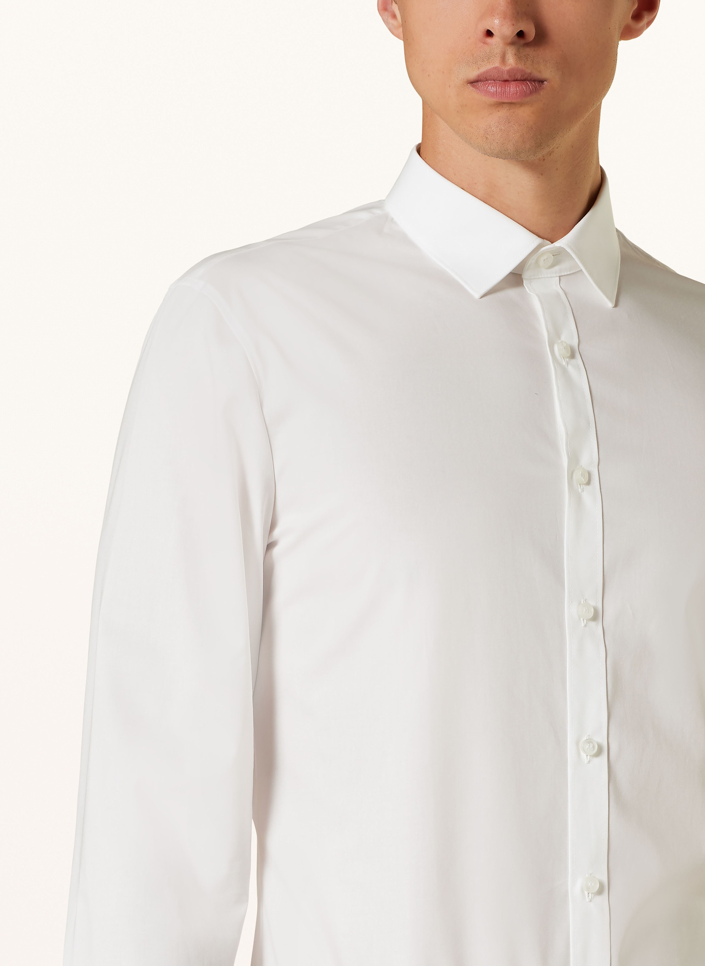 Thumbnail - Olymp Hemd No. Six Super Slim beige