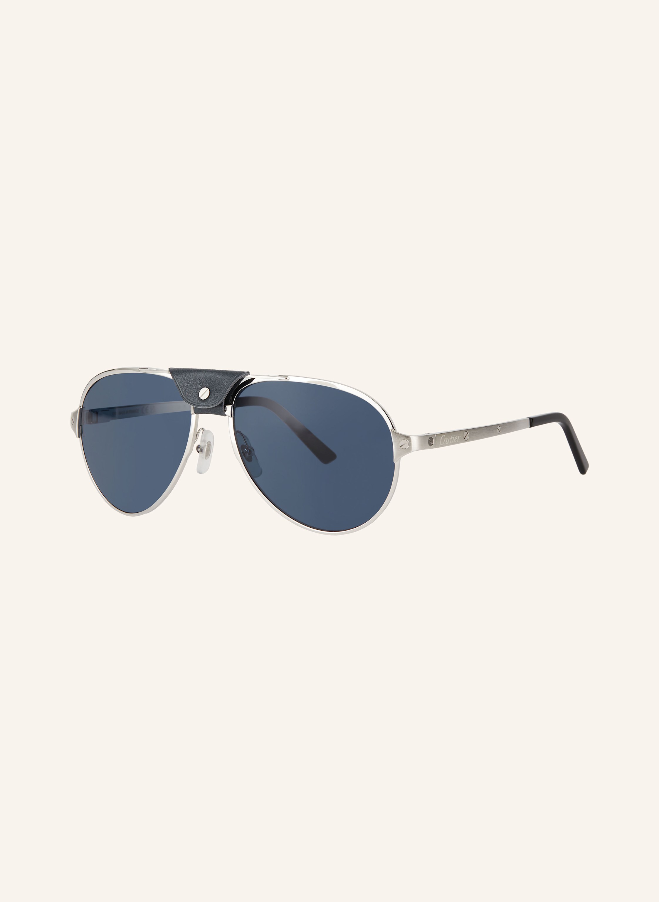 Cartier Cartier Sonnenbrille ct0034s silber in 4100B1 - SILBER/ SCHWARZ