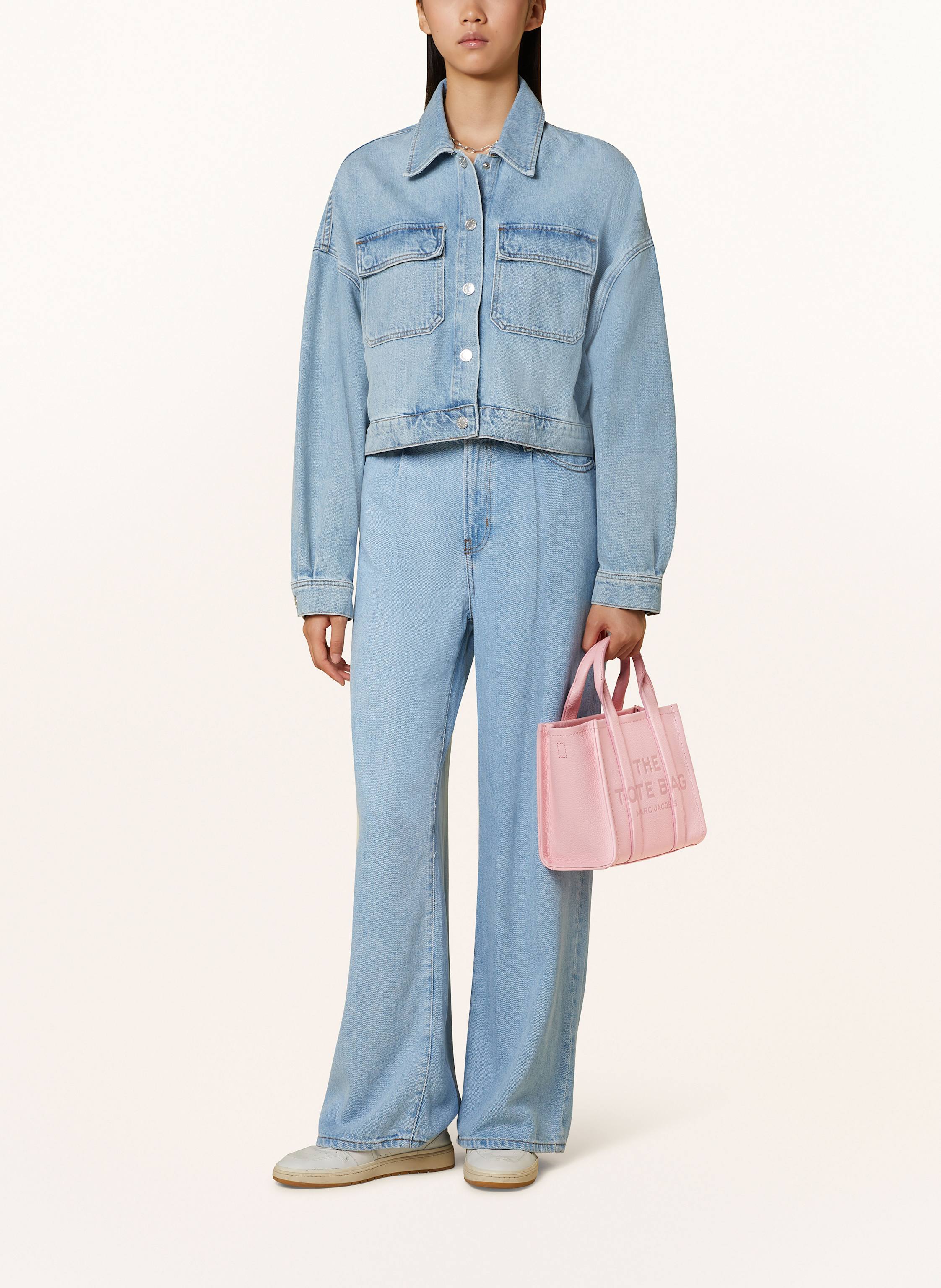 Thumbnail - Marc Jacobs Shopper The Small Tote Bag Leather rosa