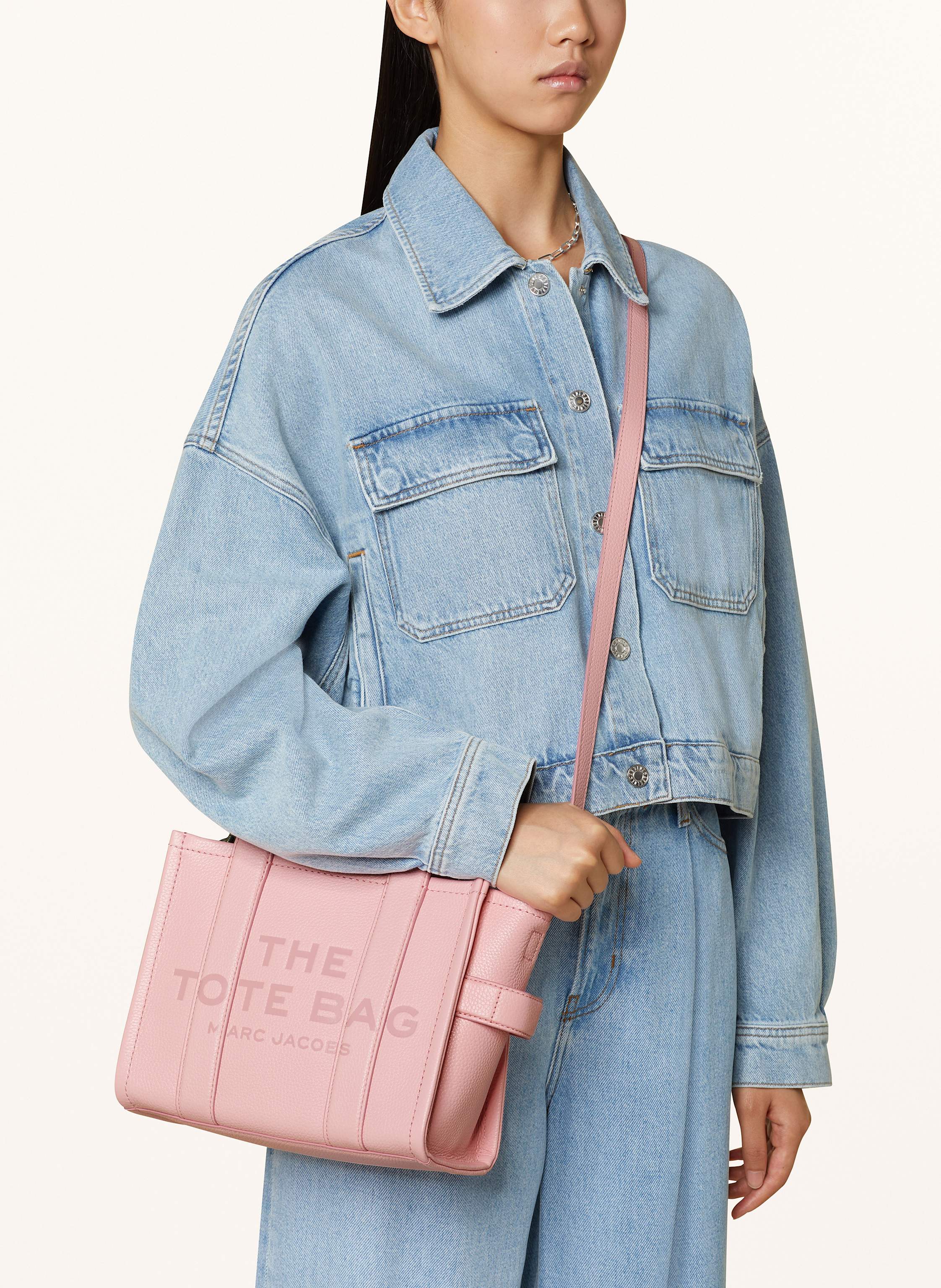 Thumbnail - Marc Jacobs Shopper The Small Tote Bag Leather rosa